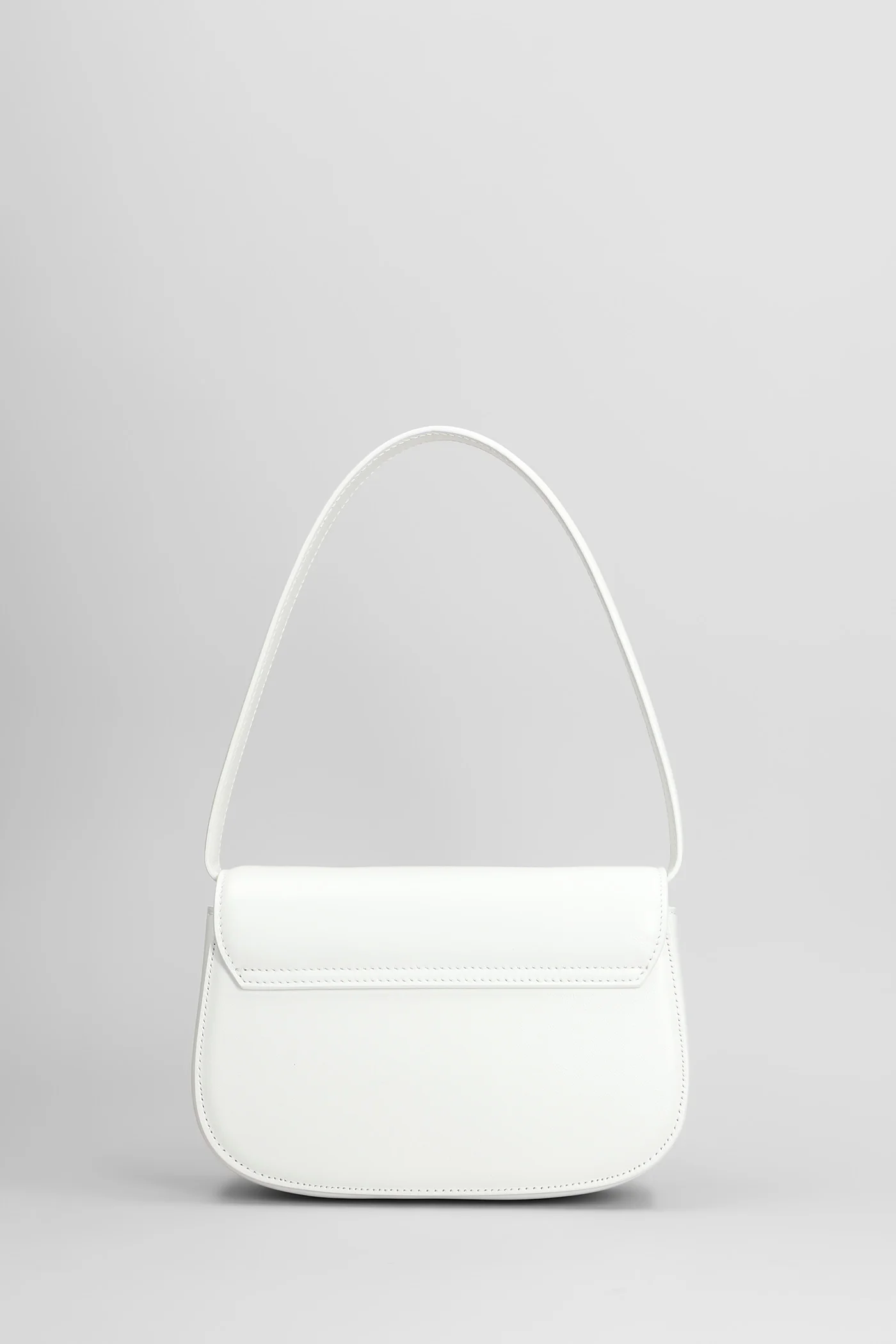 1 dr Shoulder bag in white leather - Image 3