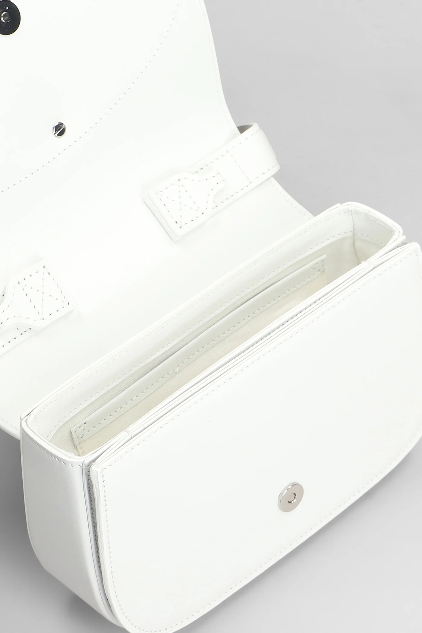 1 dr Shoulder bag in white leather - Image 4