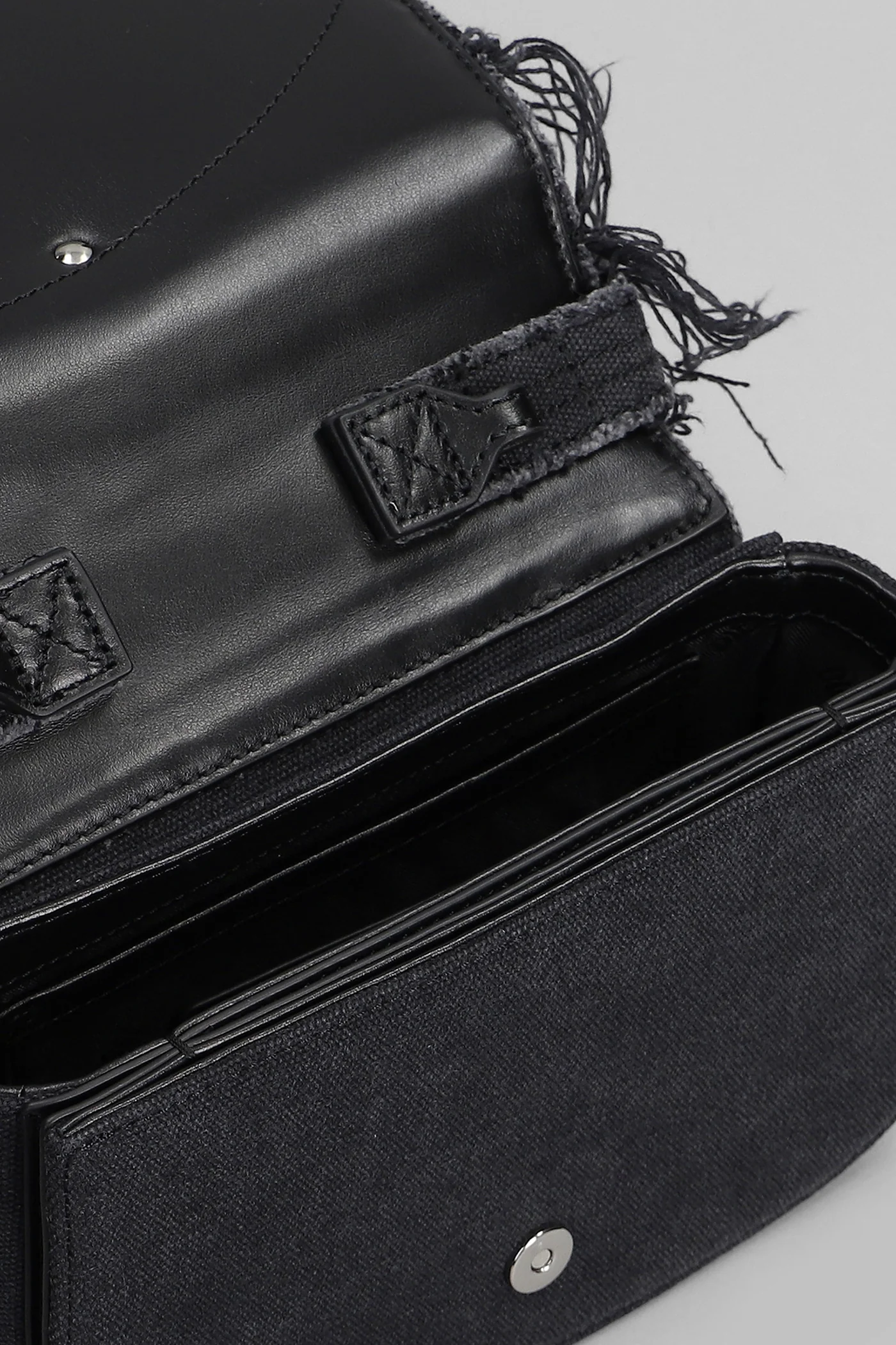 1dr Shoulder bag in black cotton - Image 4