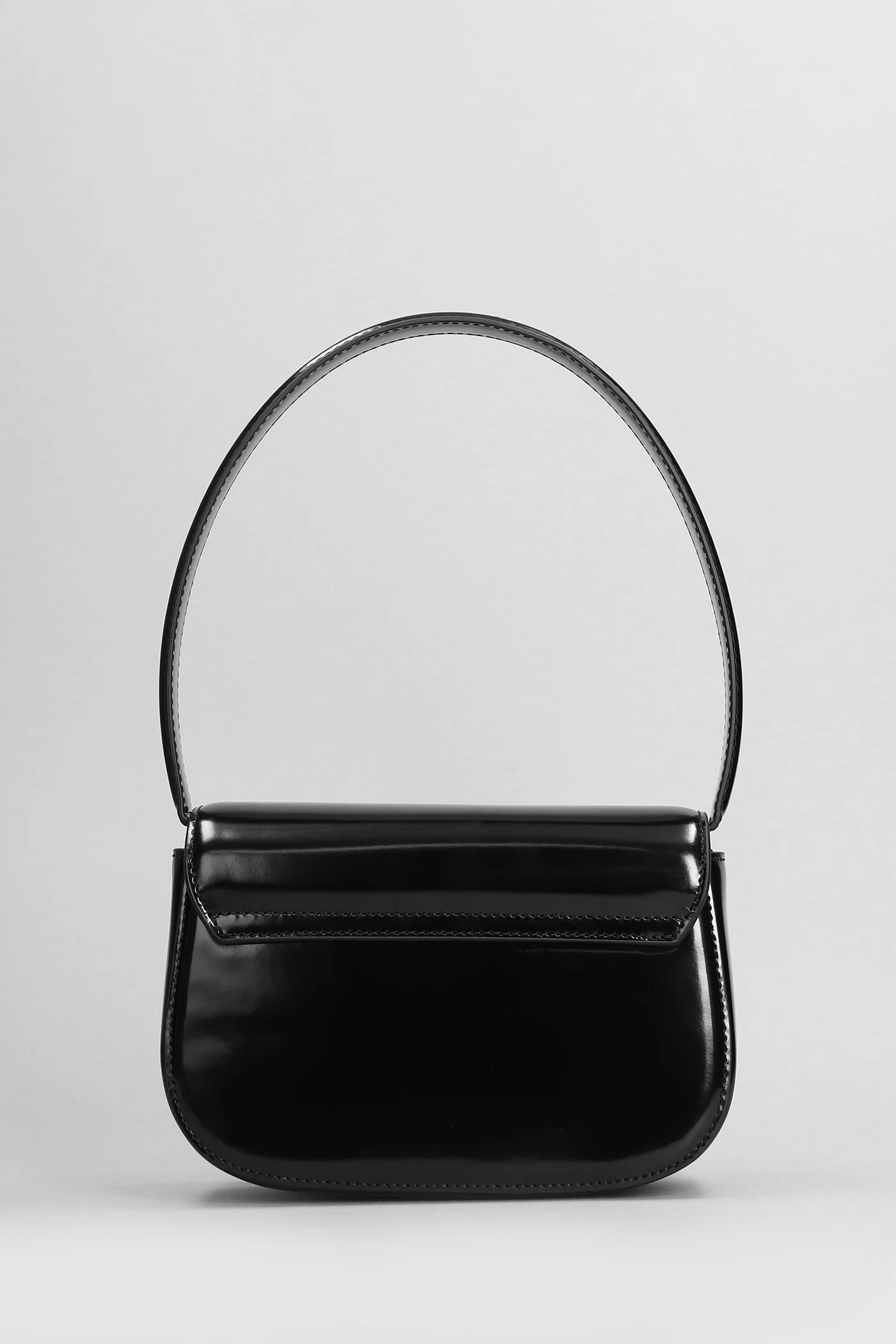 1dr Shoulder bag in black leather - Image 3