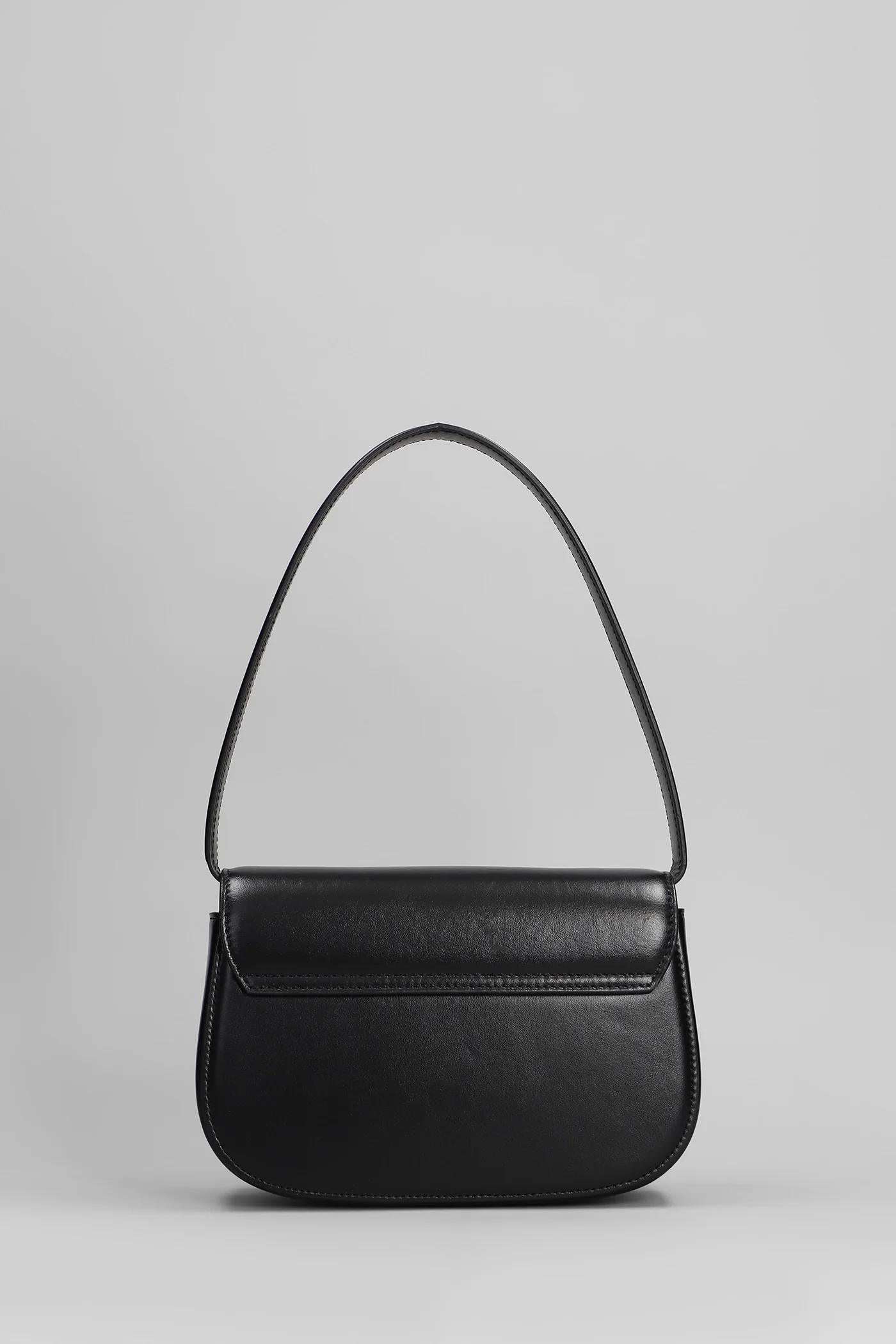 1dr Shoulder bag in black leather - Image 3
