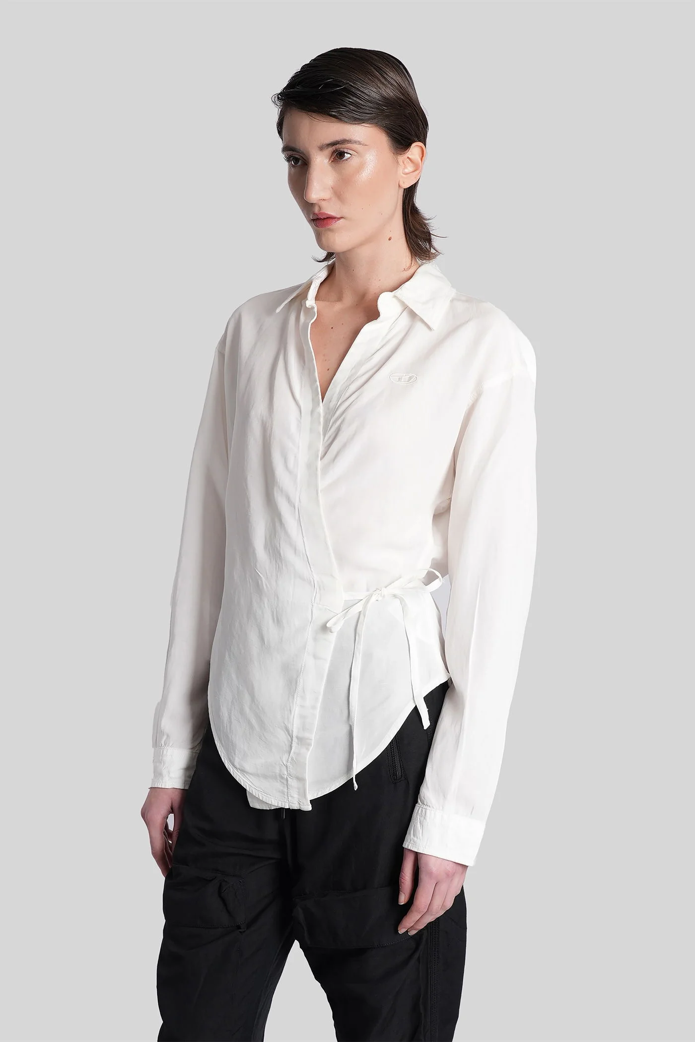 C-delphos-s3 Shirt in white Modal - Image 4