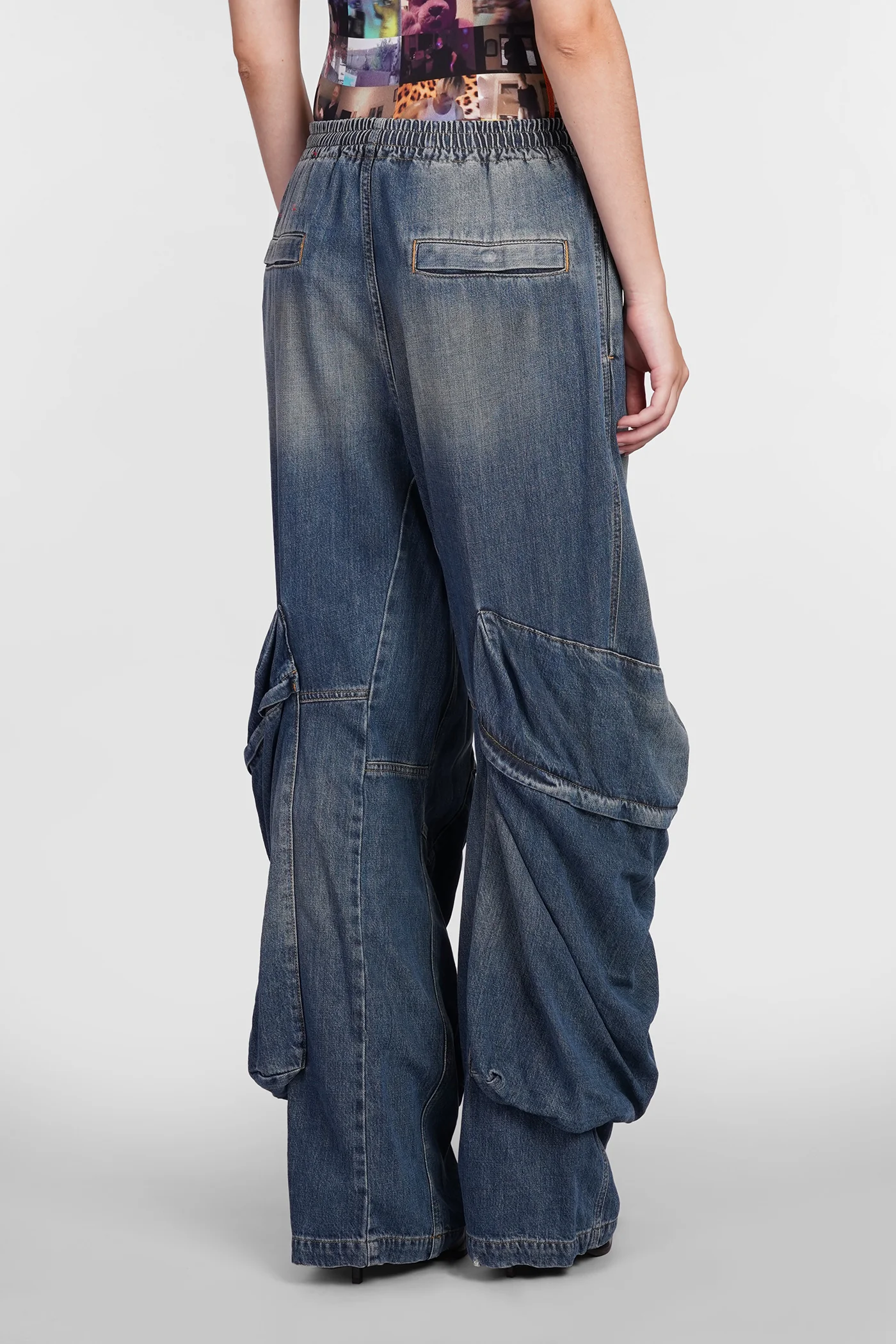 D para fsf Jeans in blue cotton - Image 3