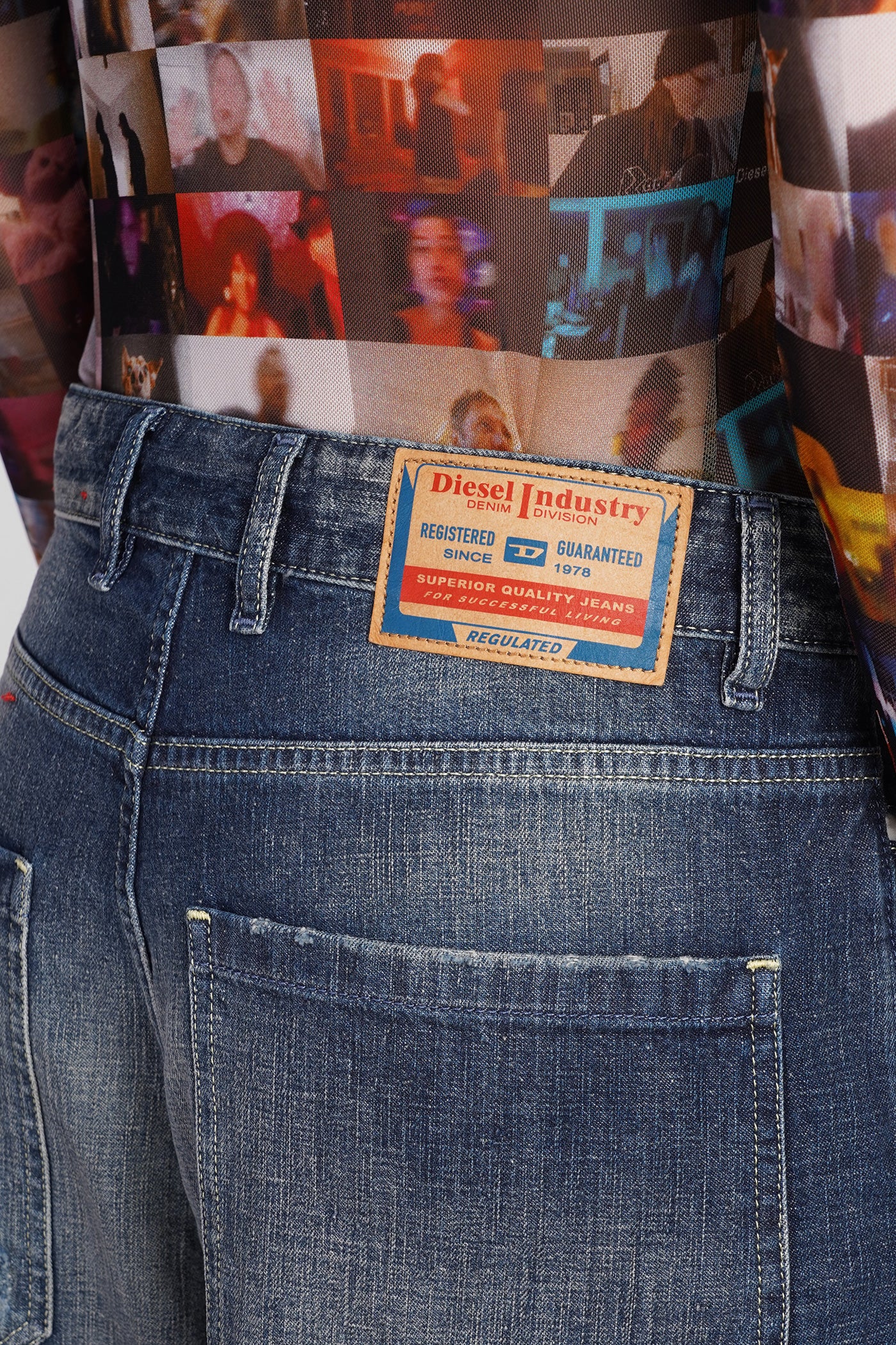 D sire Jeans in blue cotton - Image 5