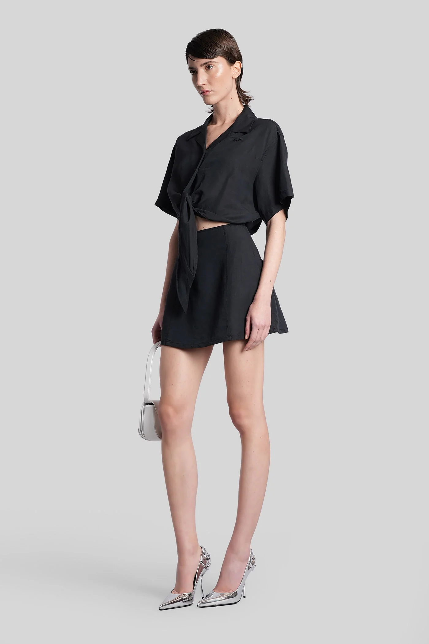 D-stall Mini dress in black Modal - Image 4
