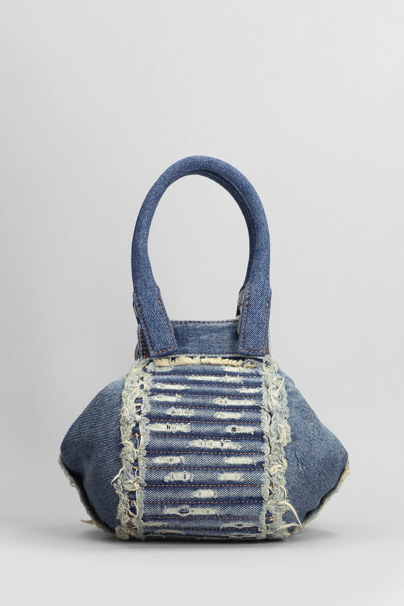 D vina Hand bag in blue denim - Image 3
