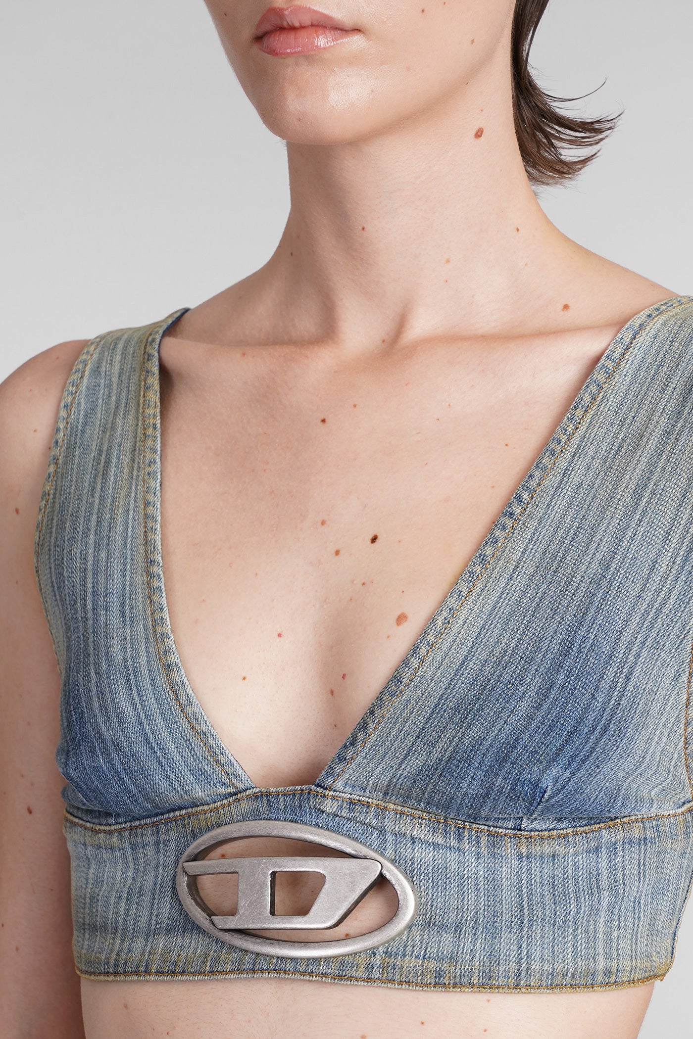 De elly Topwear in blue denim - Image 5