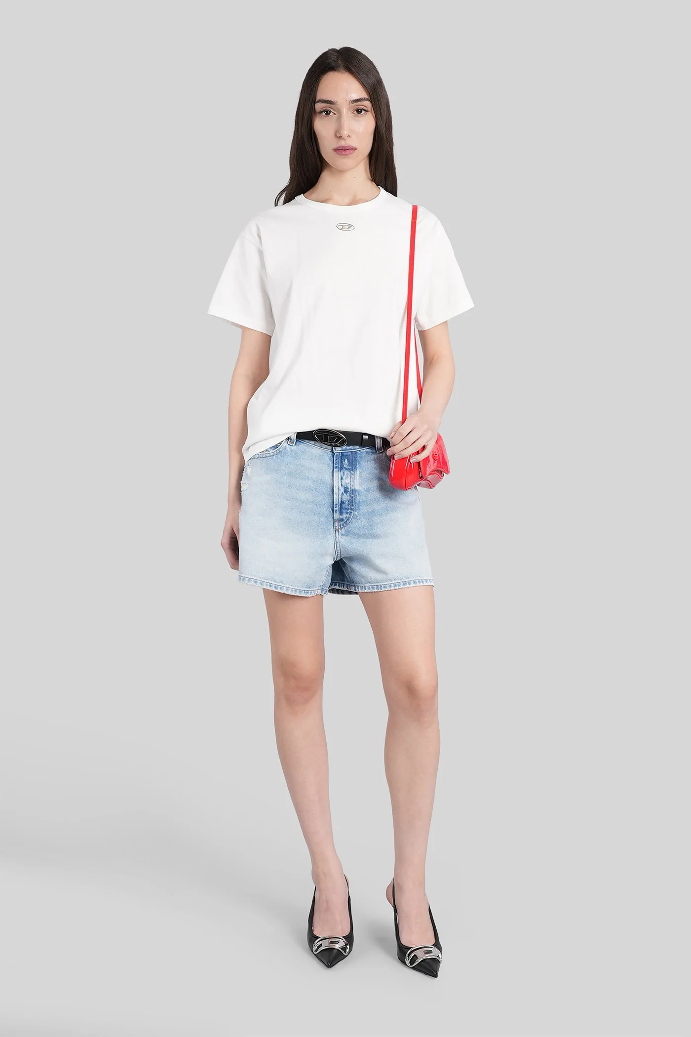 De-helios Shorts in blue denim - Image 2