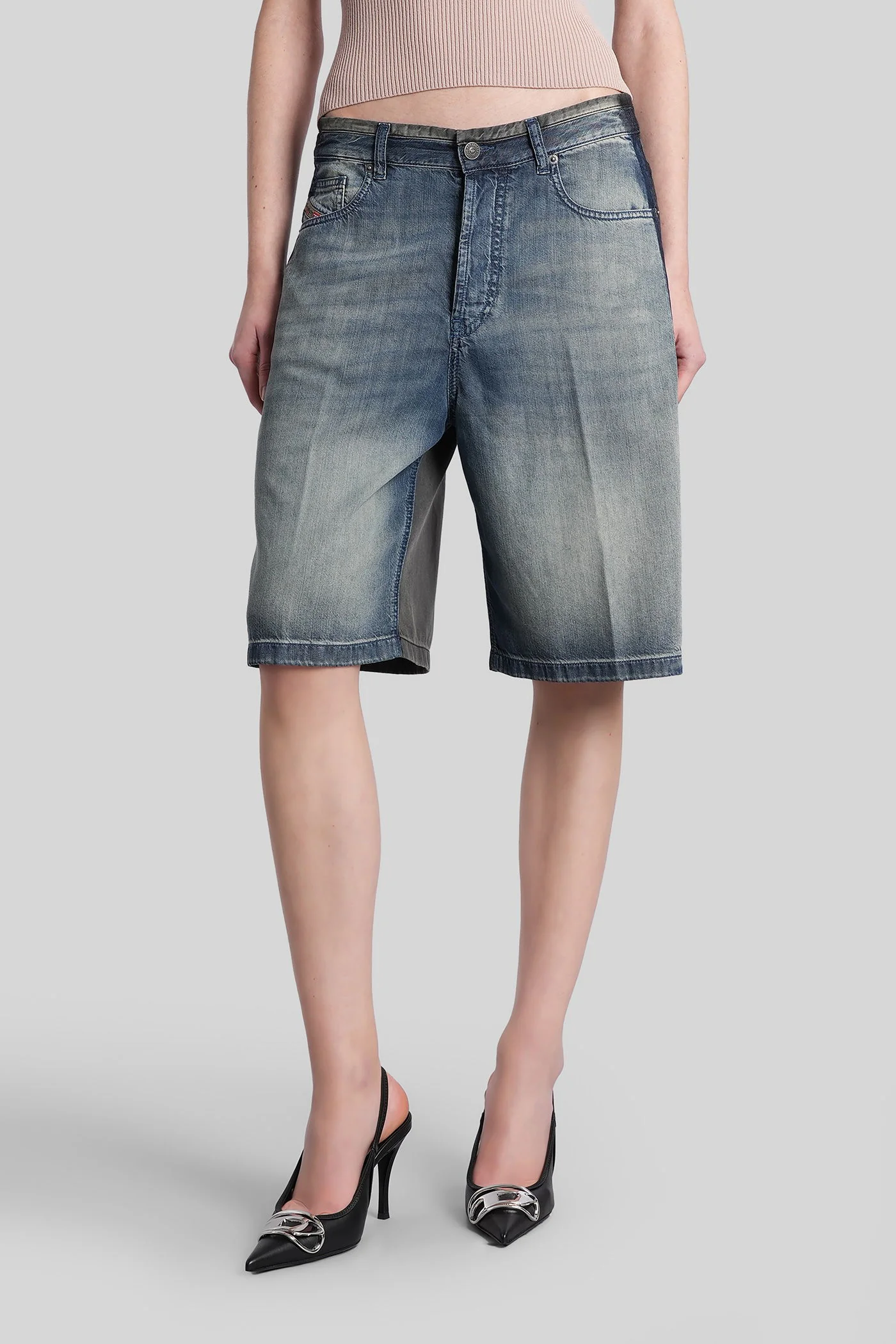 De-sire-short Shorts in blue denim
