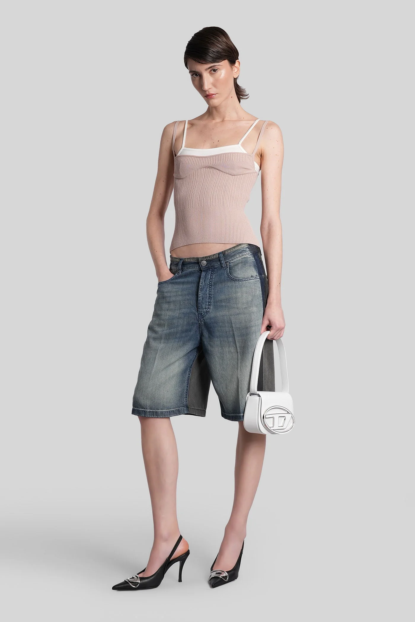 De-sire-short Shorts in blue denim - Image 2