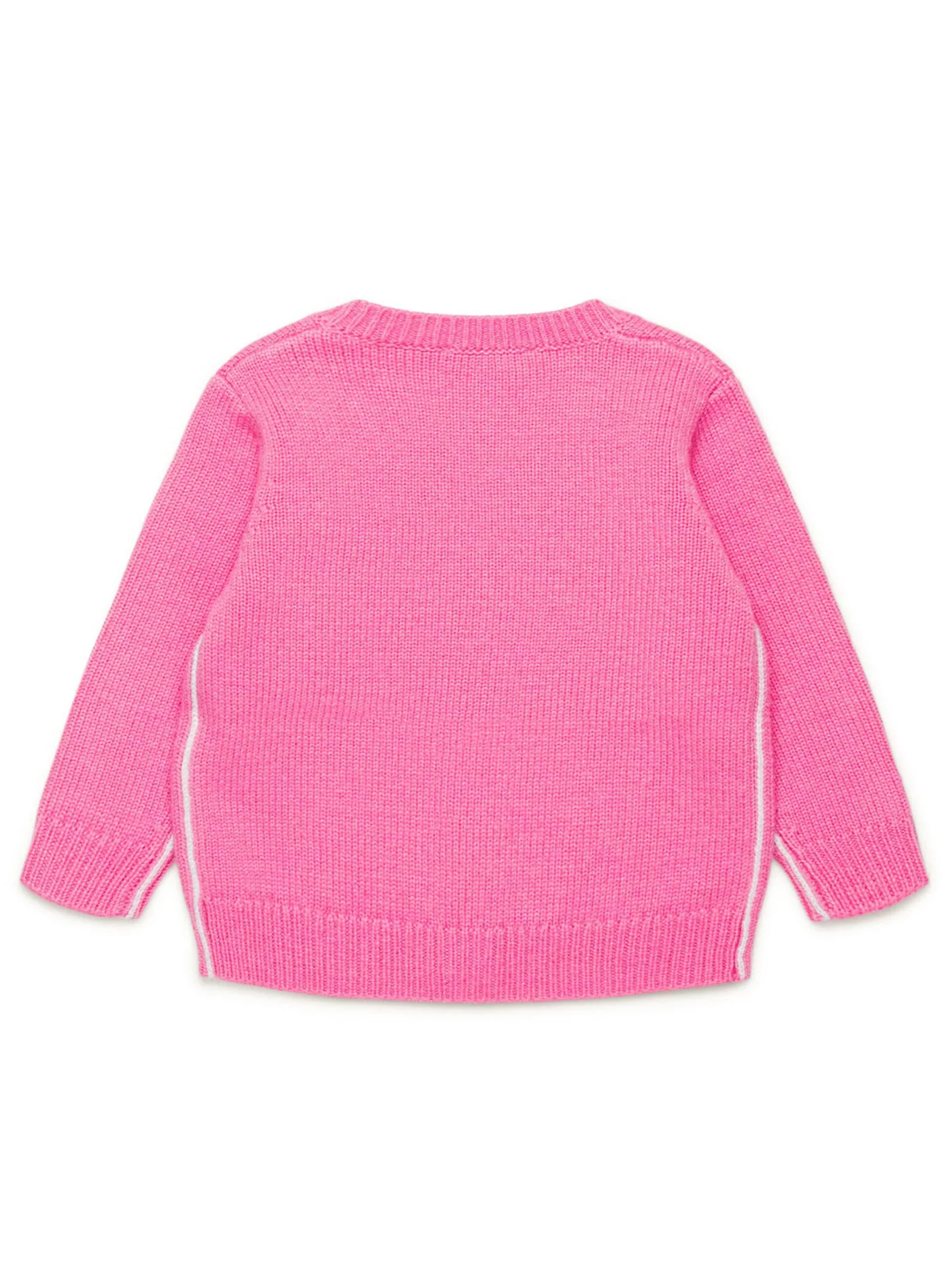Cardigan in rose-pink polyamide - Image 2
