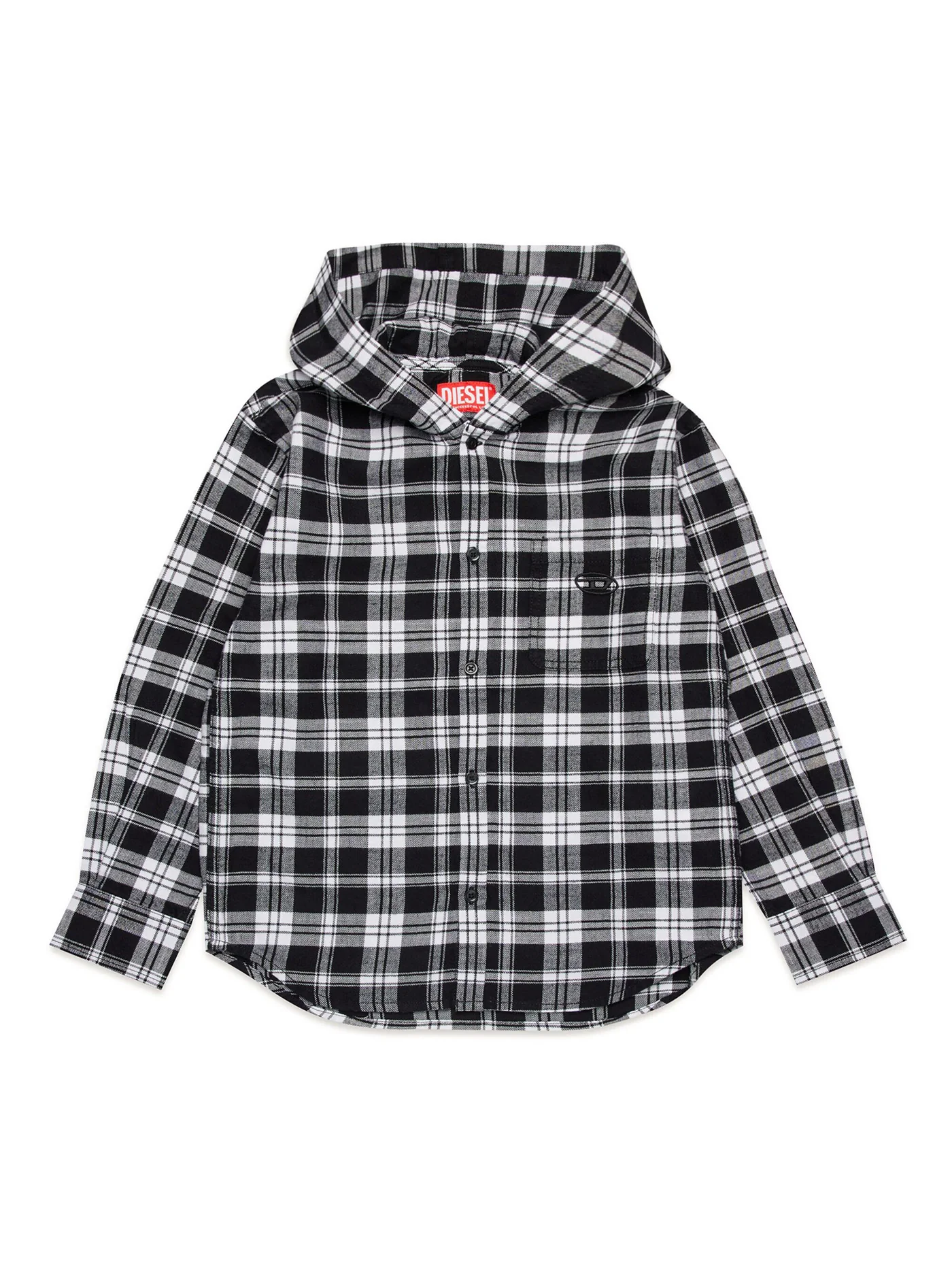 Shirt in black cotton