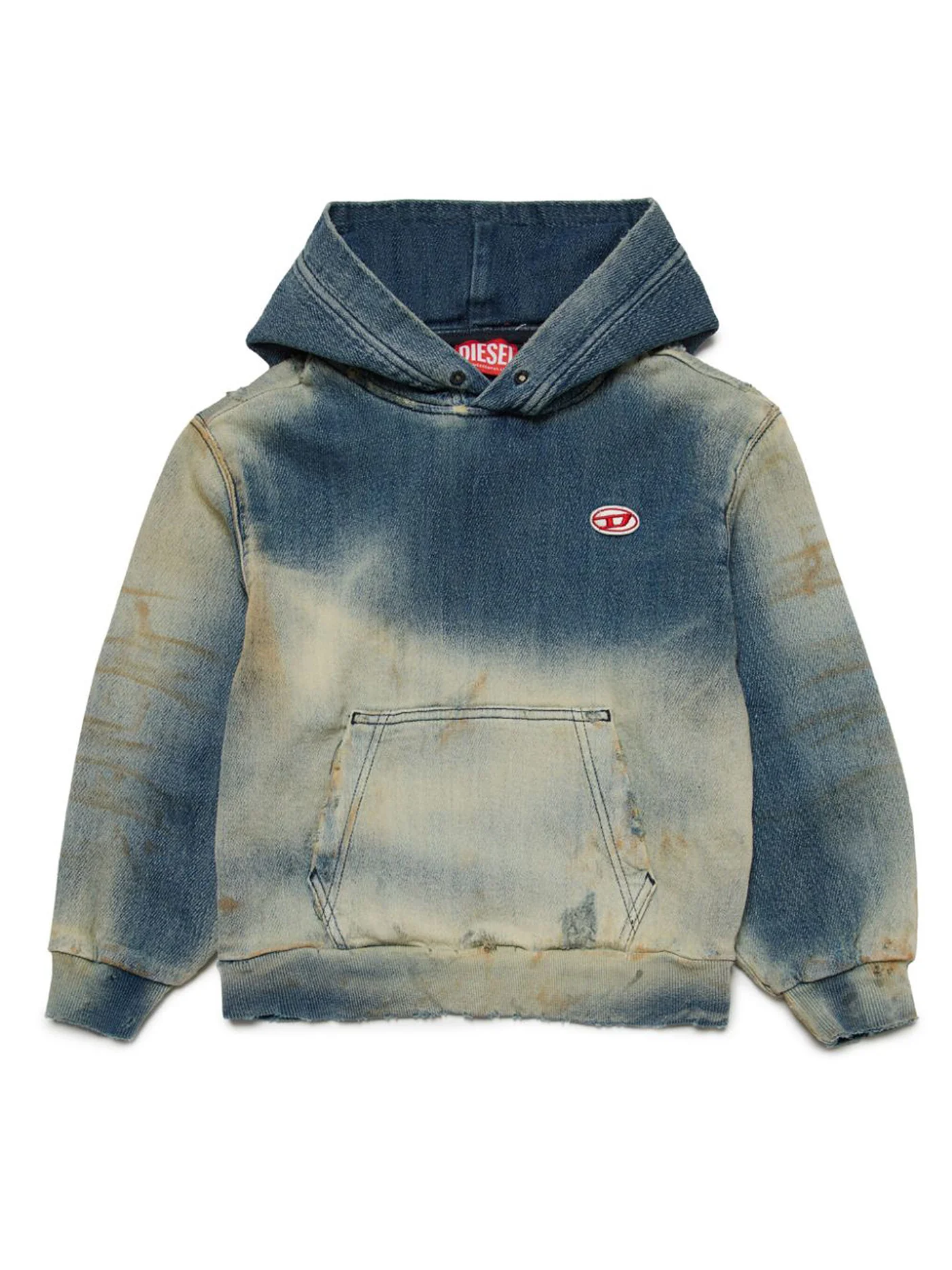 Sweatshirt in blue cotton