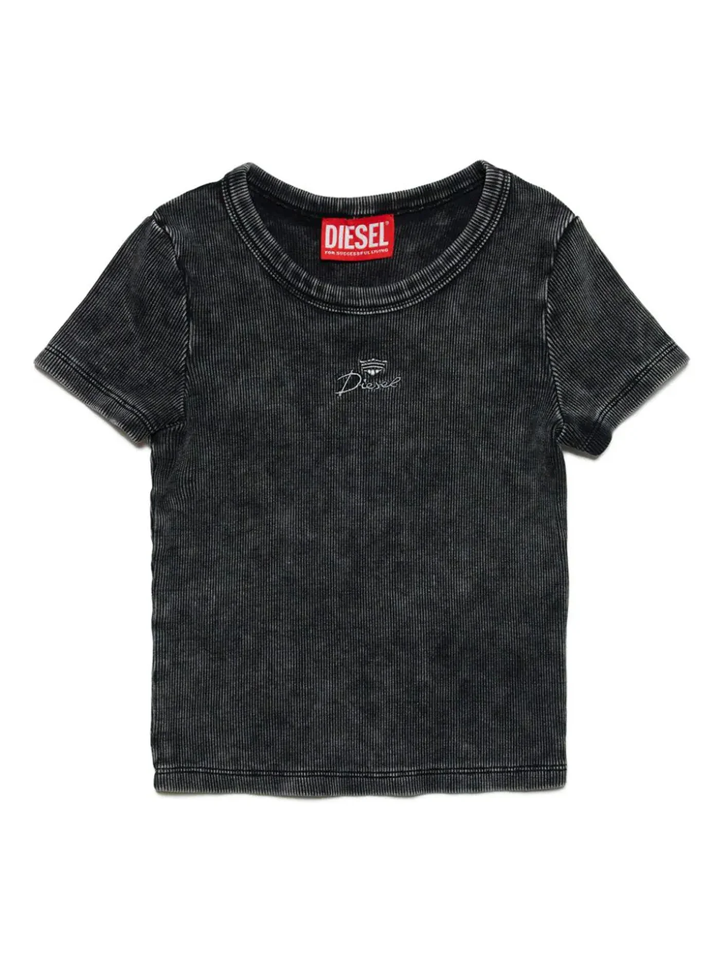 T-Shirt in black cotton