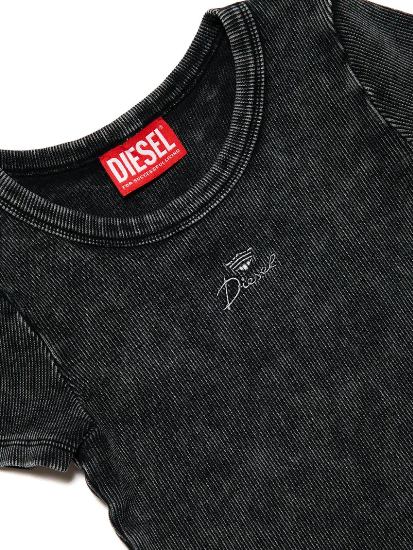 T-Shirt in black cotton - Image 3