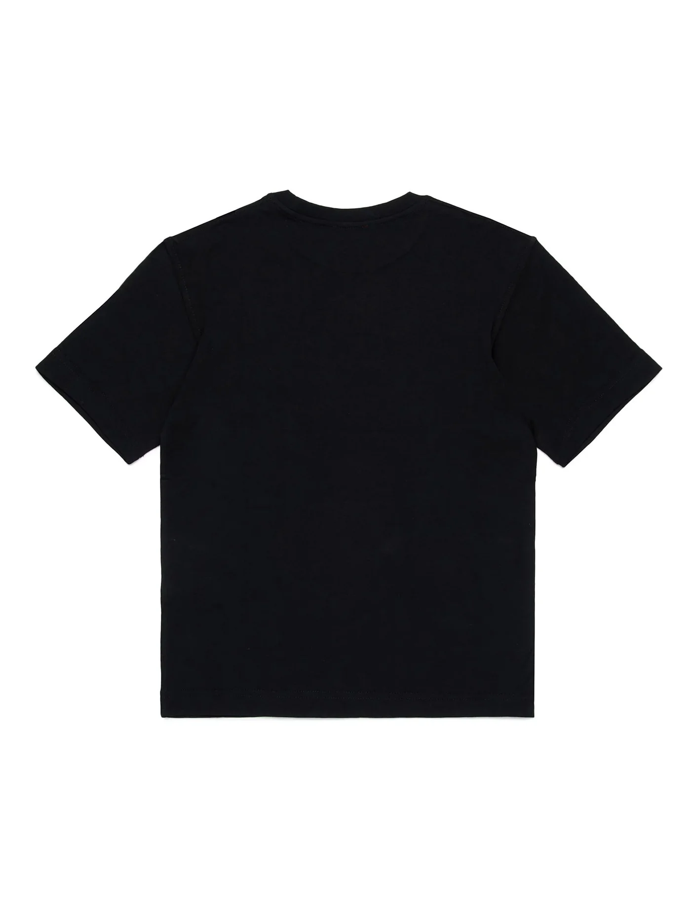 T-Shirt in black cotton - Image 2
