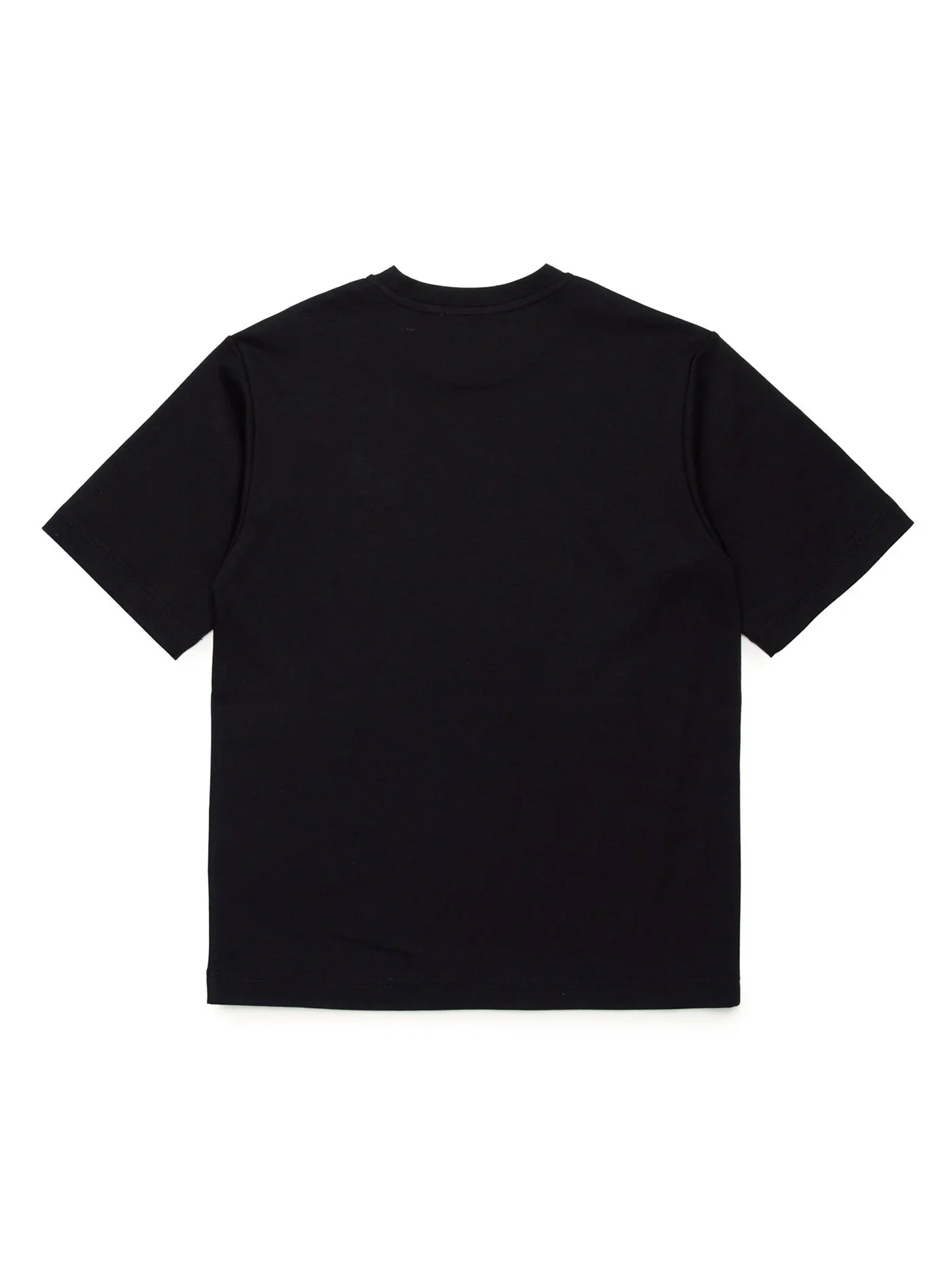 T-Shirt in black cotton - Image 2