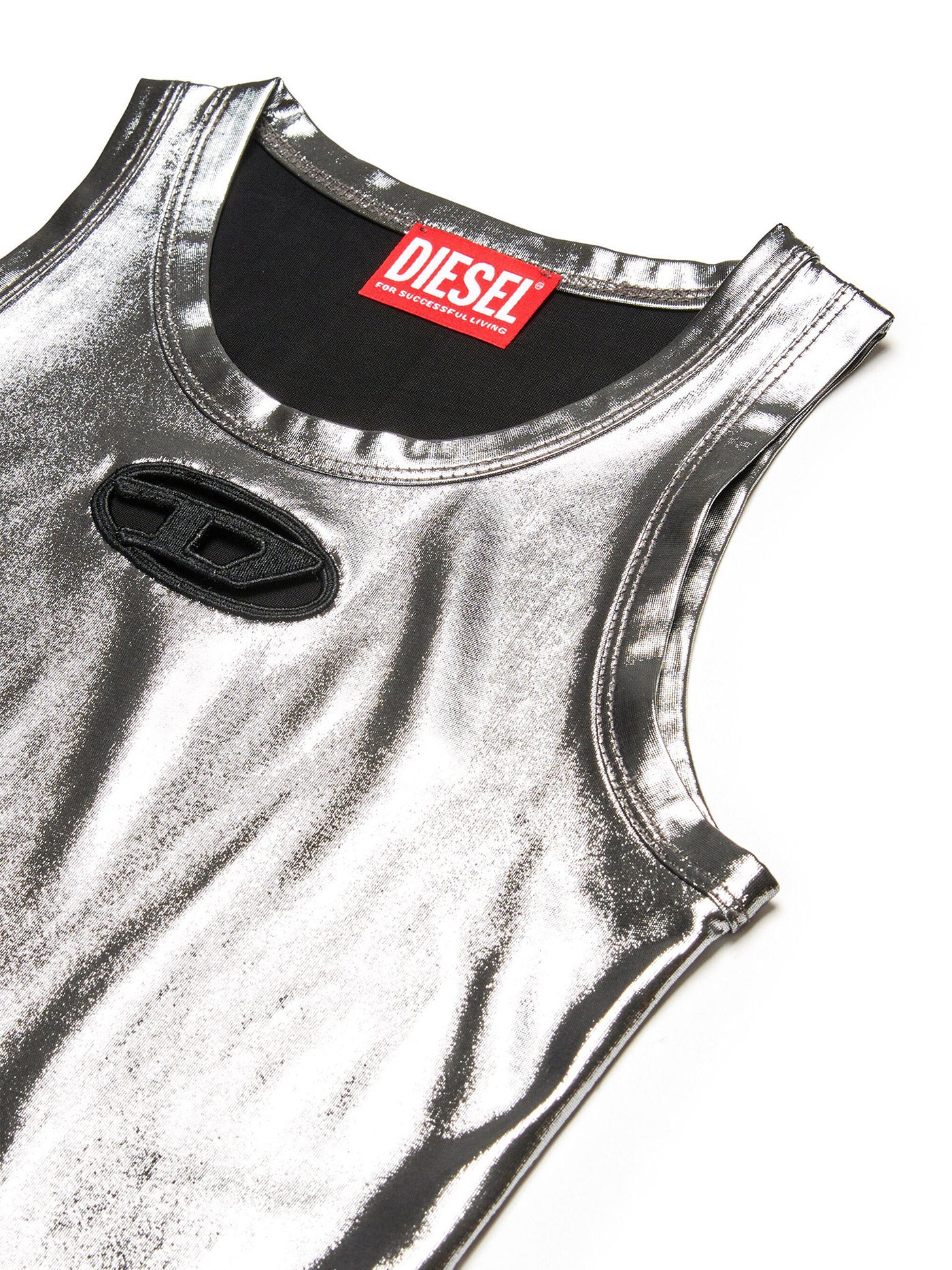 Tlynys tank Top in grey polyester - Image 3