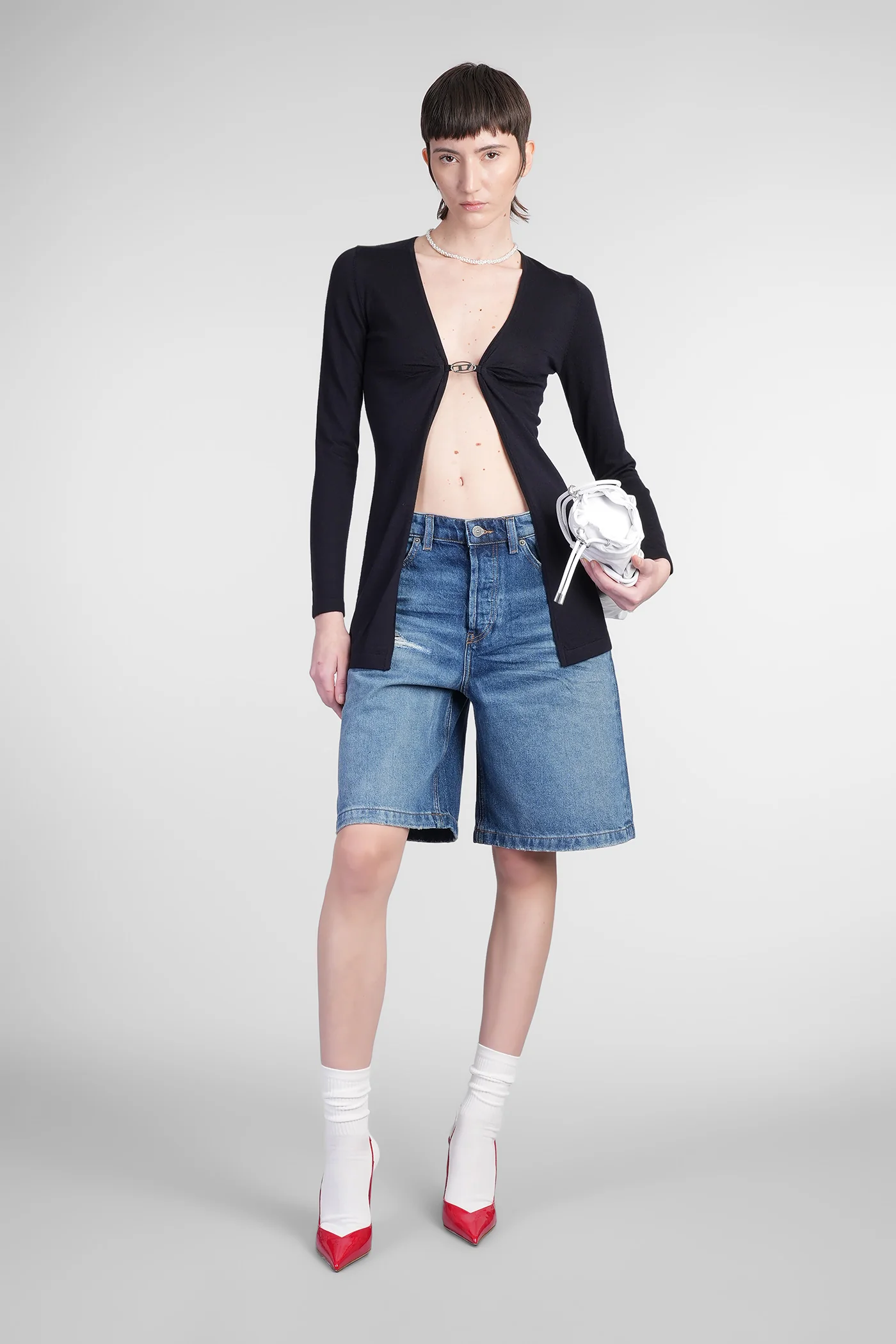 M pierry Cardigan in black wool - Image 2