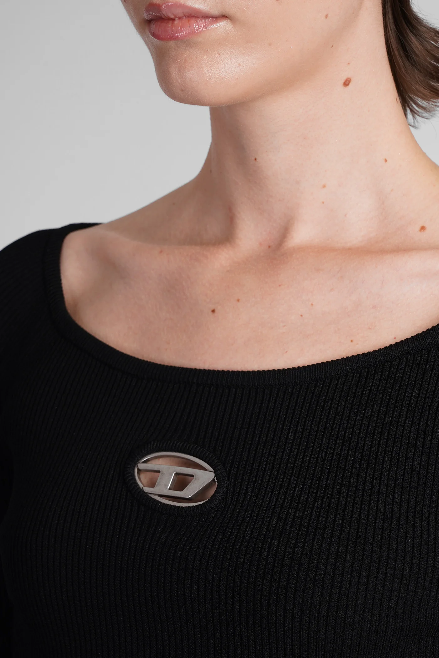 M vera ls Knitwear in black Rayon - Image 5