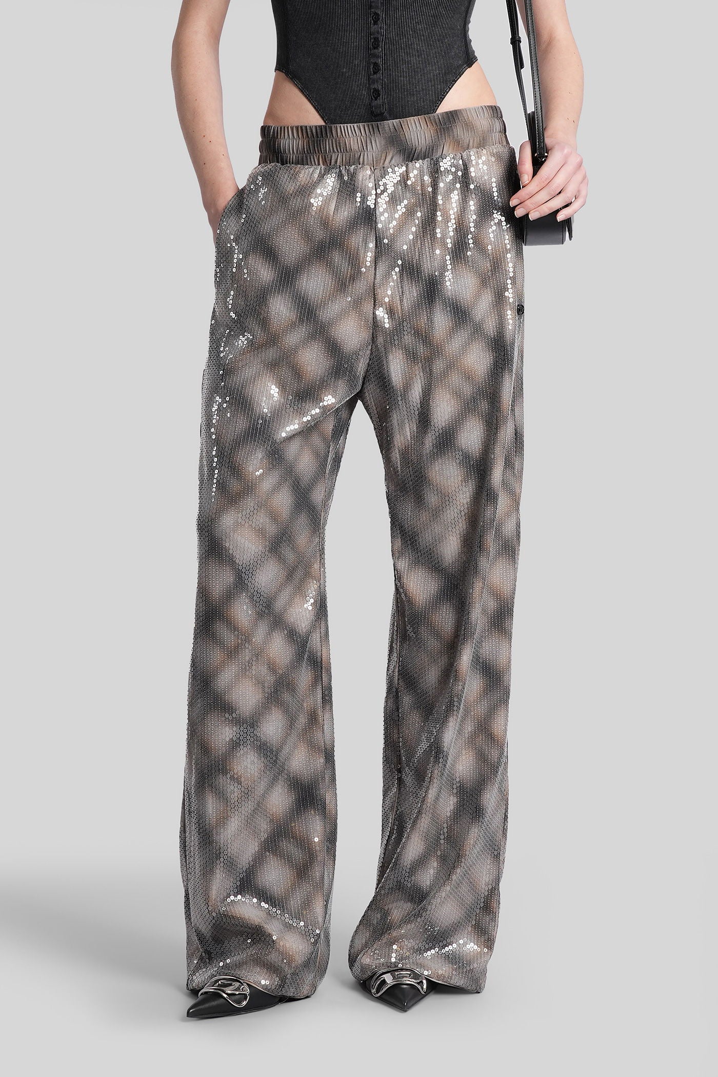 P-erqueen Pants in beige polyamide