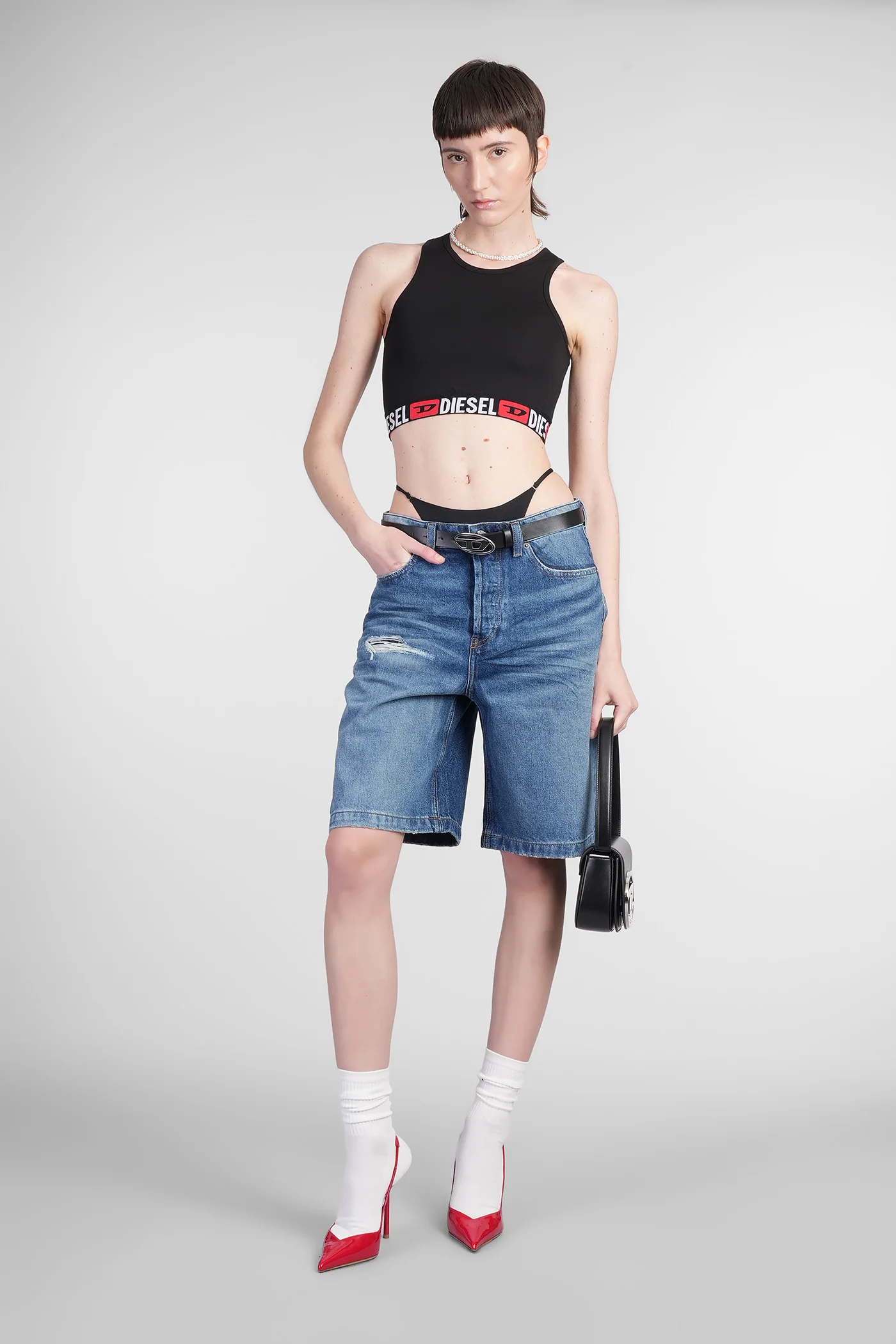 Sandra d core Topwear in black cotton - Image 2