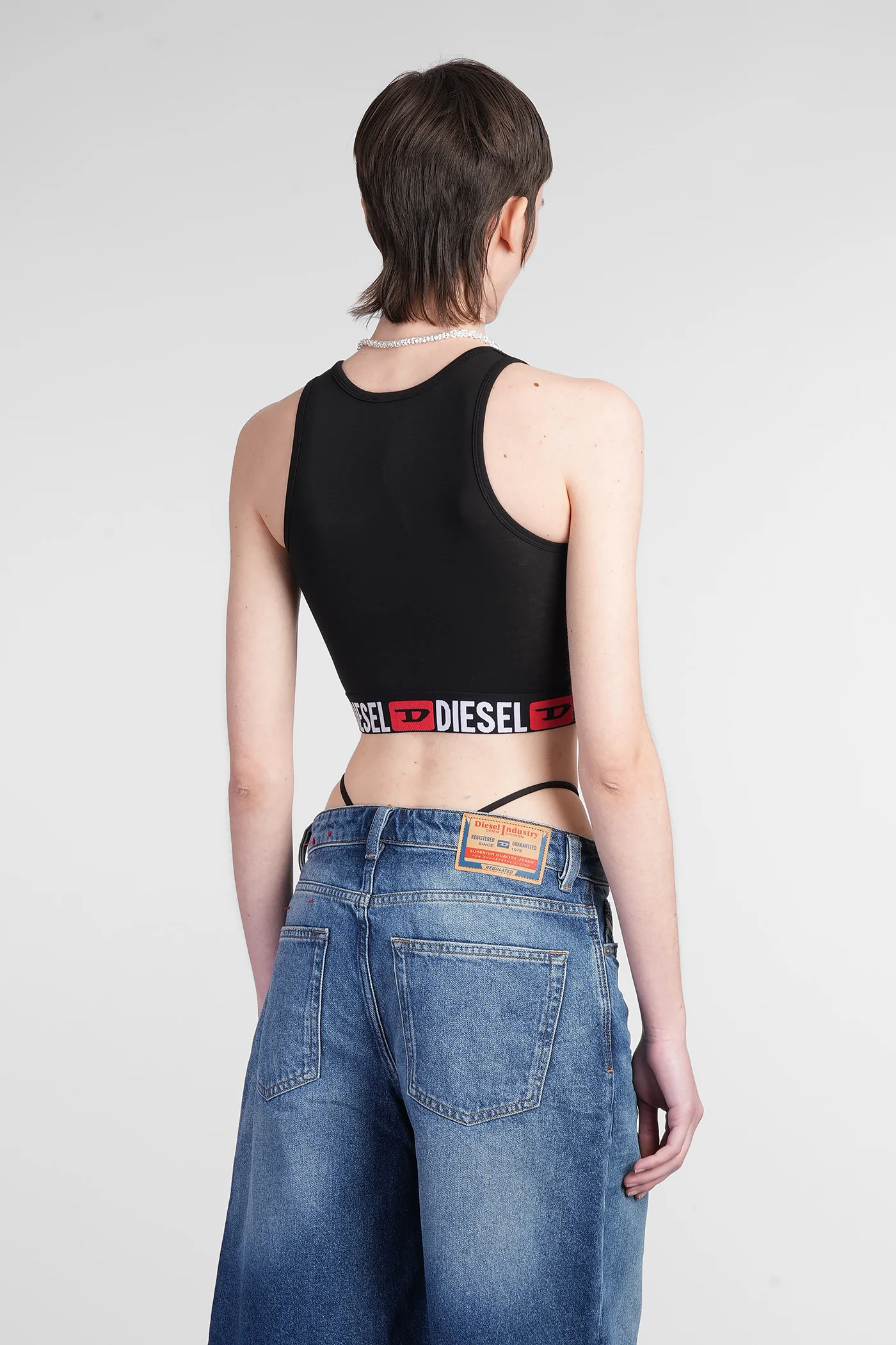Sandra d core Topwear in black cotton - Image 3