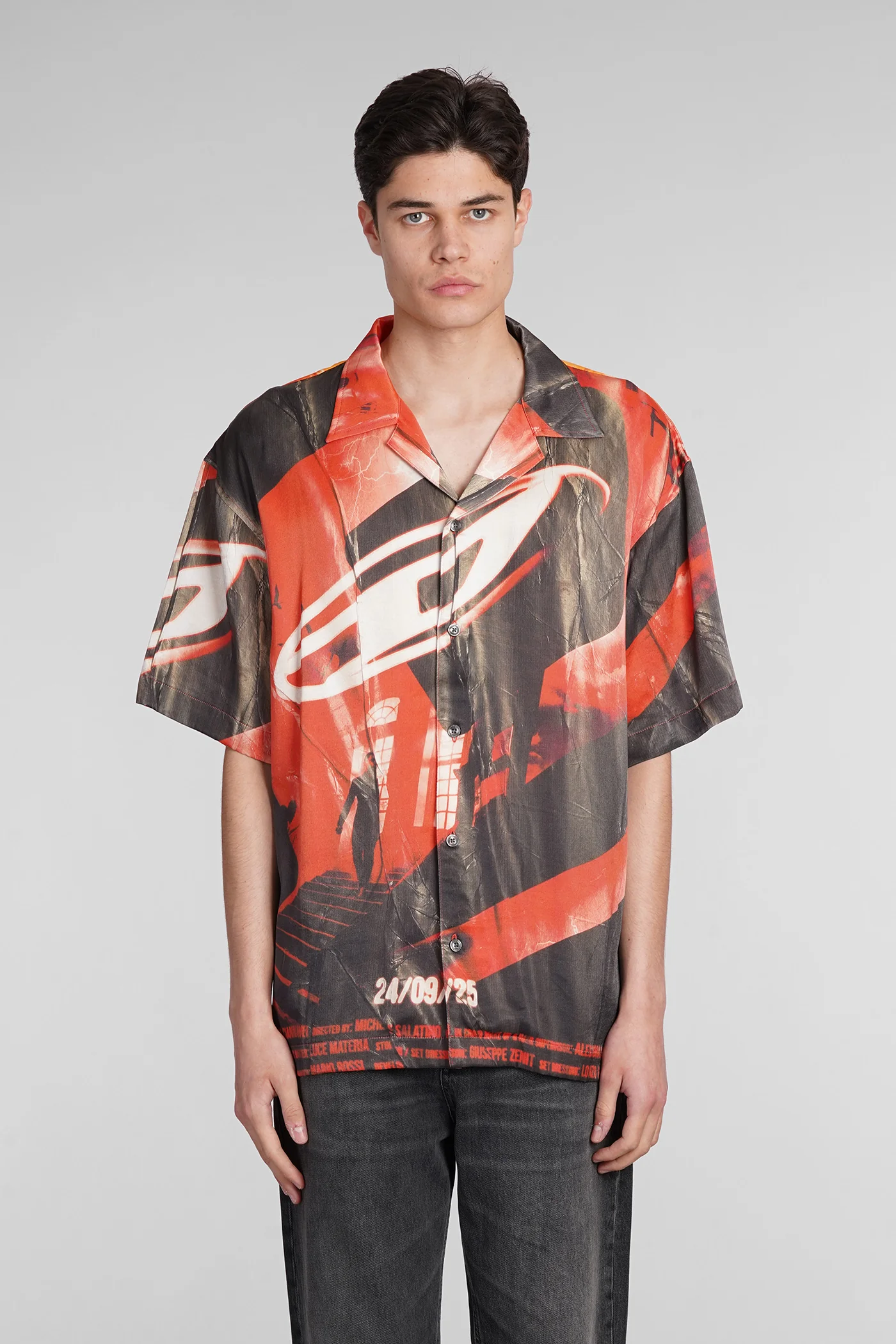 Shirt in multicolor viscose