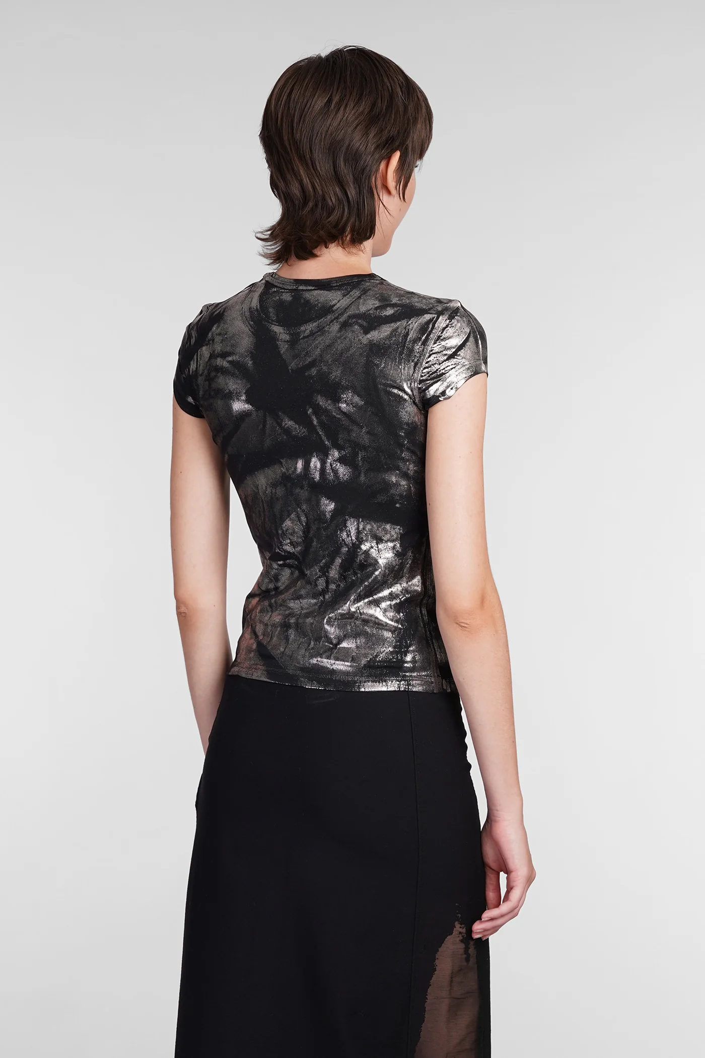 T angie P1 T-Shirt in black Modal - Image 3