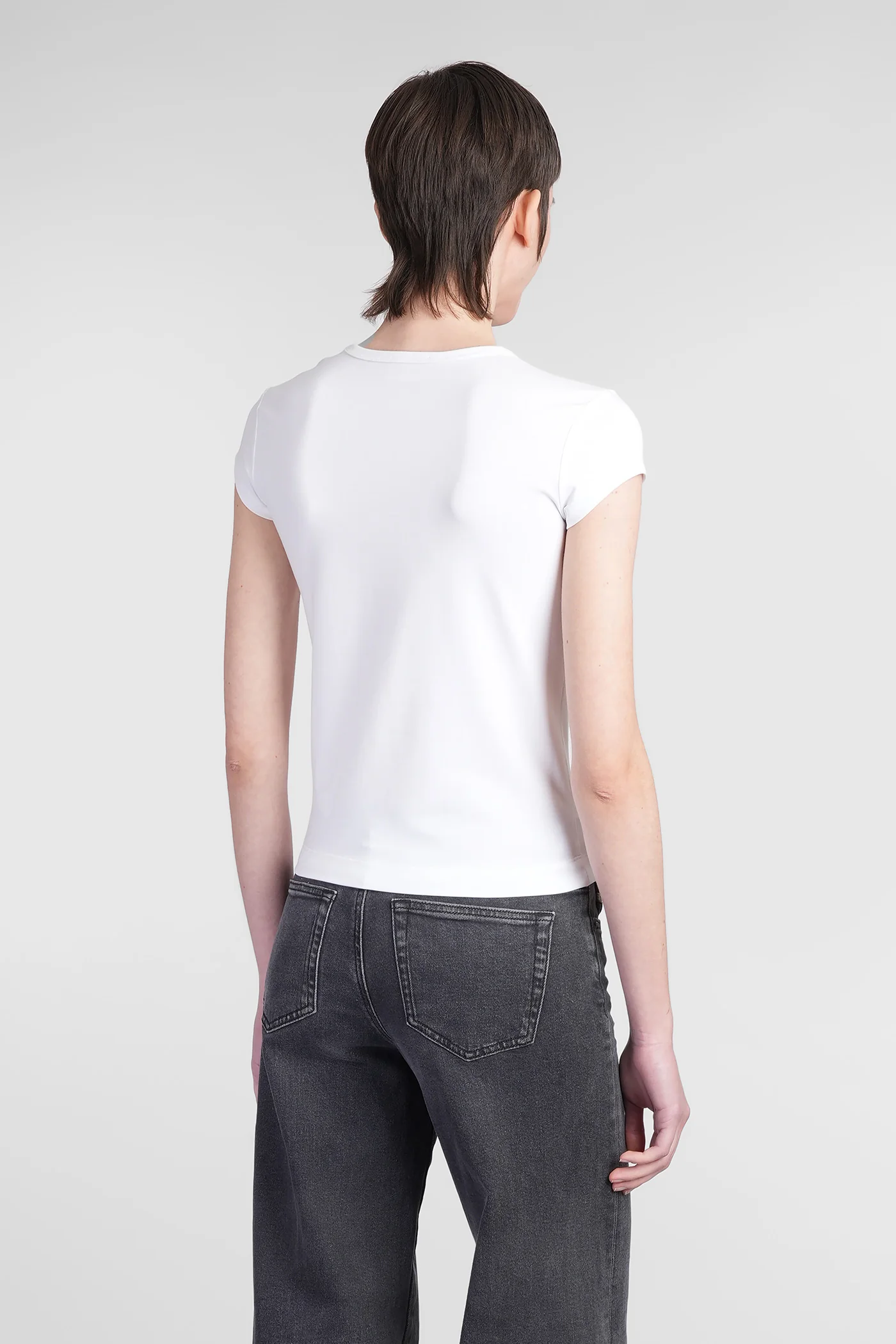 T angie T-Shirt in white cotton - Image 33