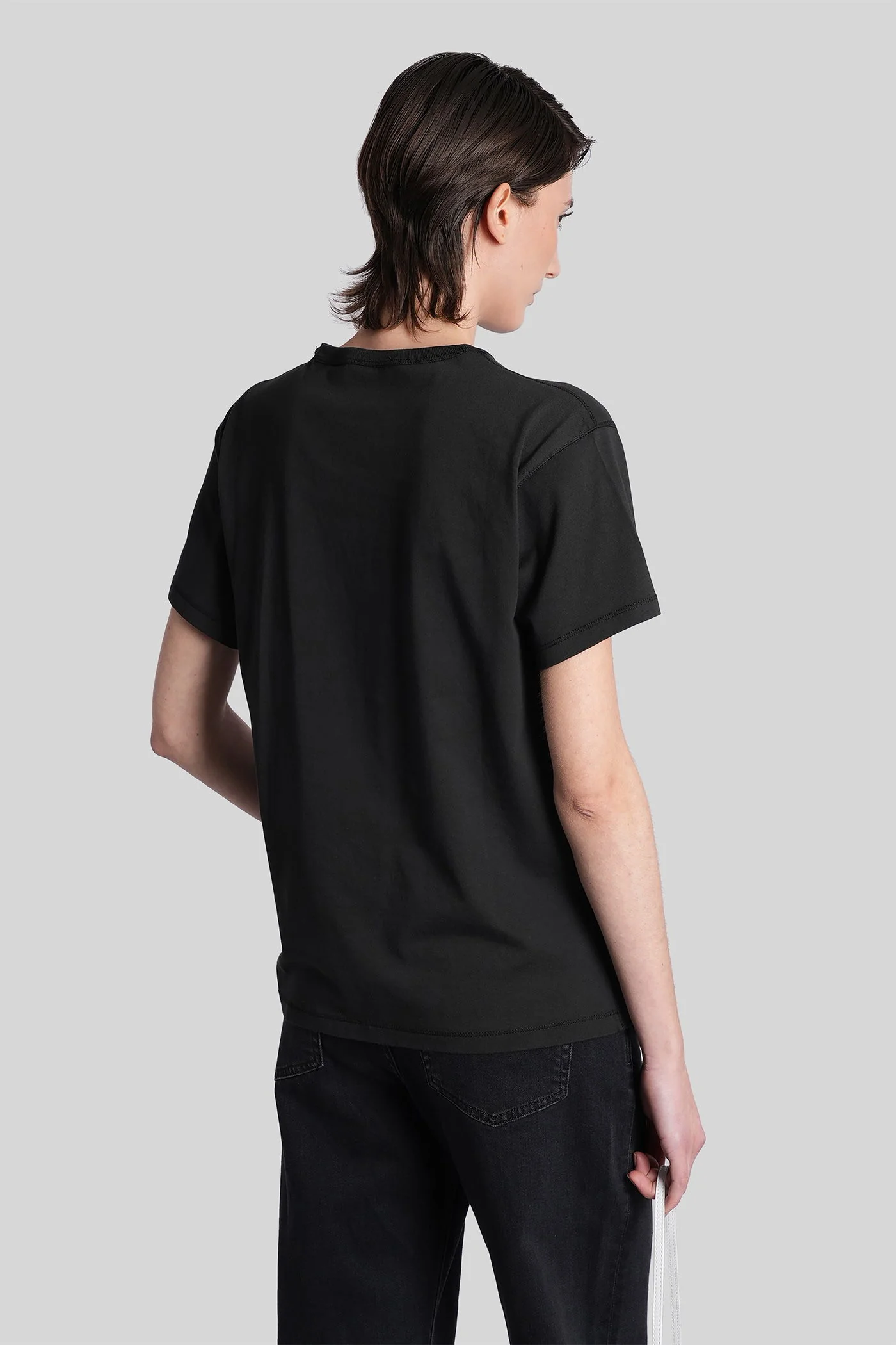 T-normy-od T-Shirt in black cotton - Image 3