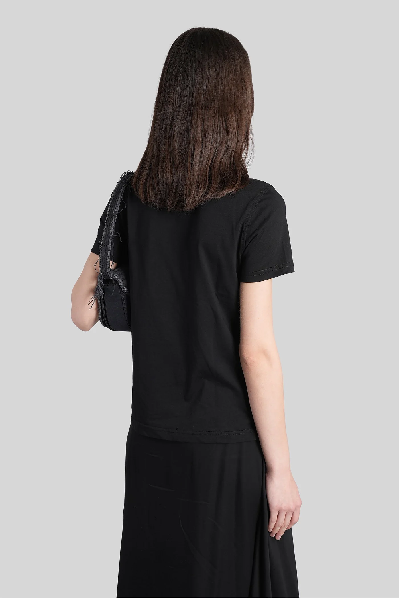 T-reg-s2 T-Shirt in black cotton - Image 3