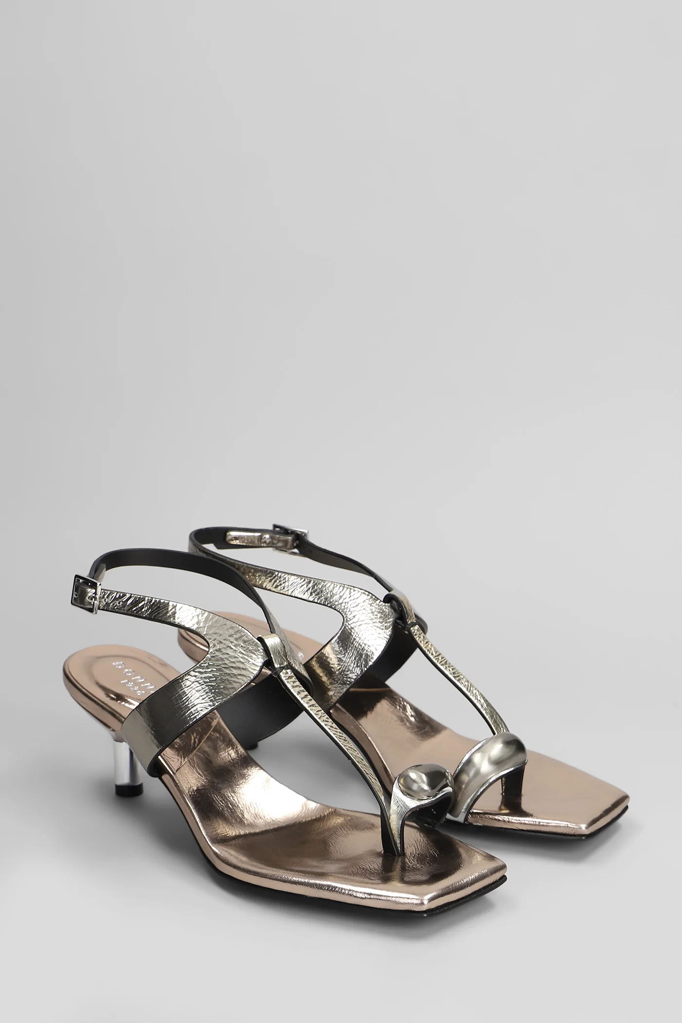 Sandals in copper leather - Image 2