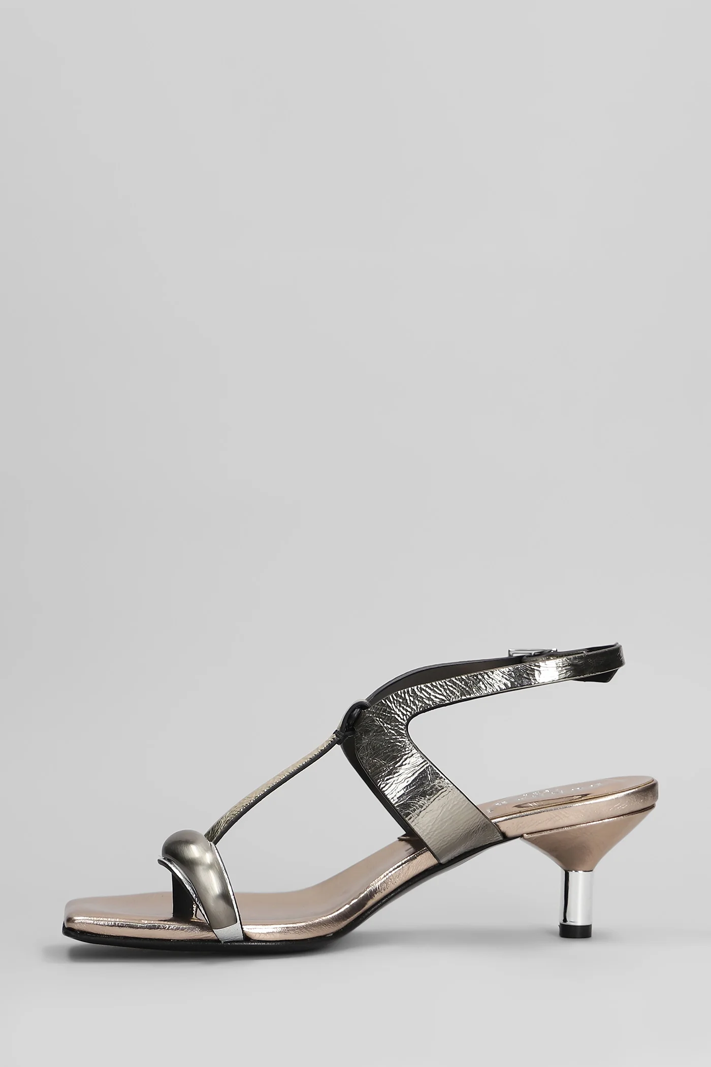 Sandals in copper leather - Image 3