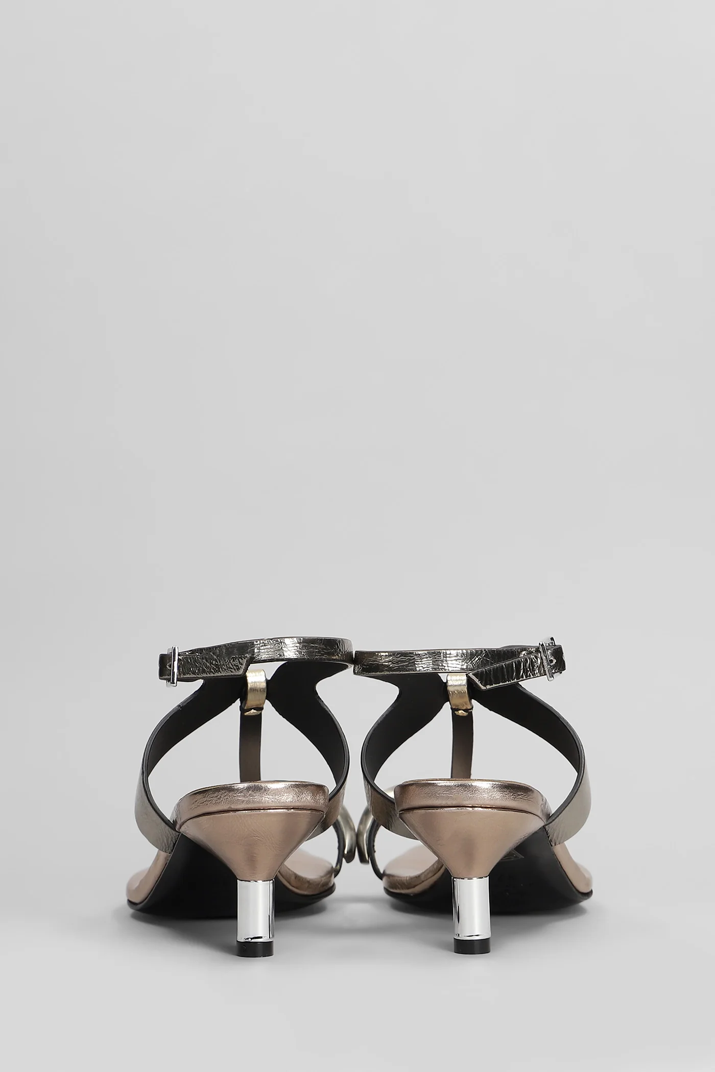 Sandals in copper leather - Image 4