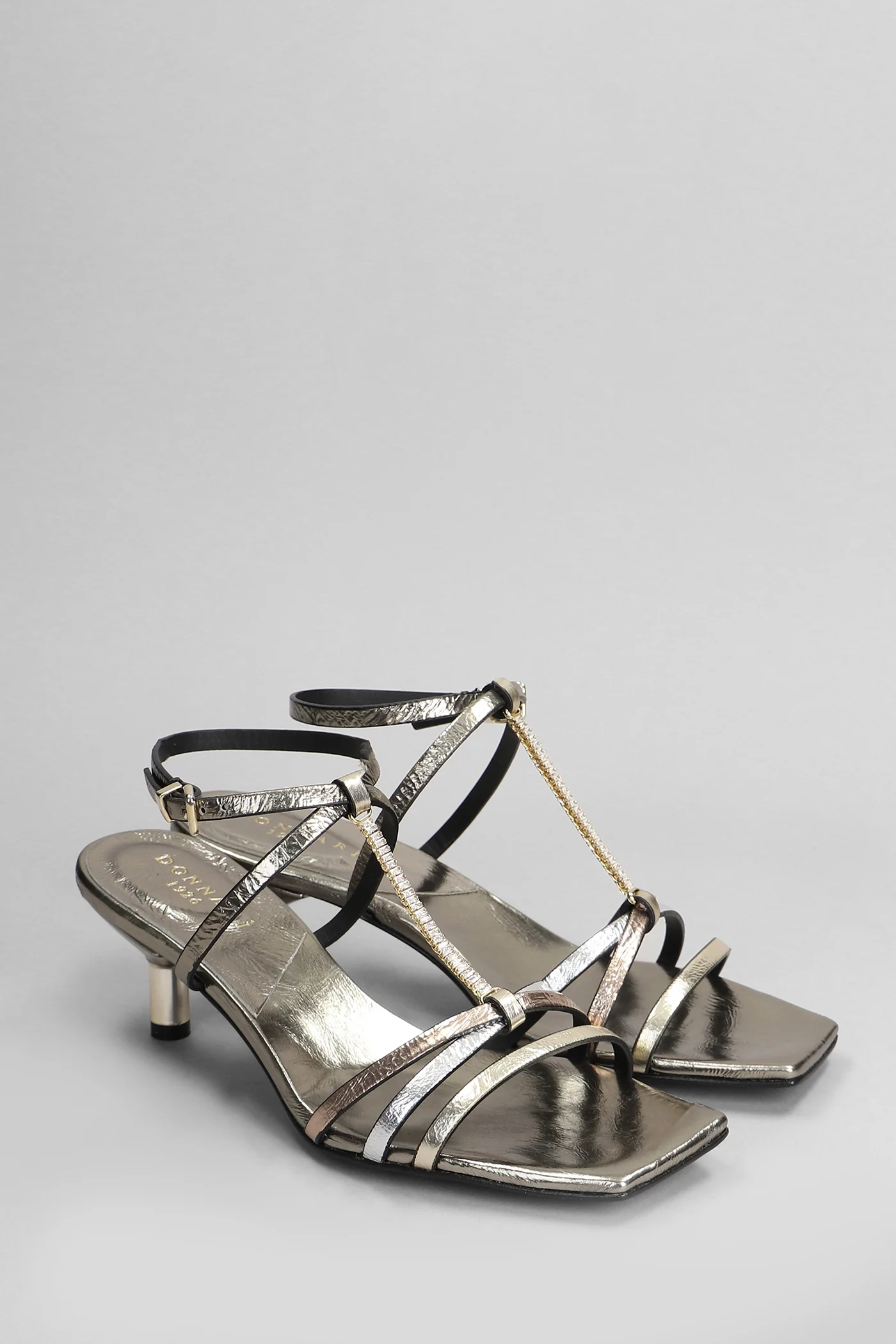 Sandals in multicolor leather - Image 2