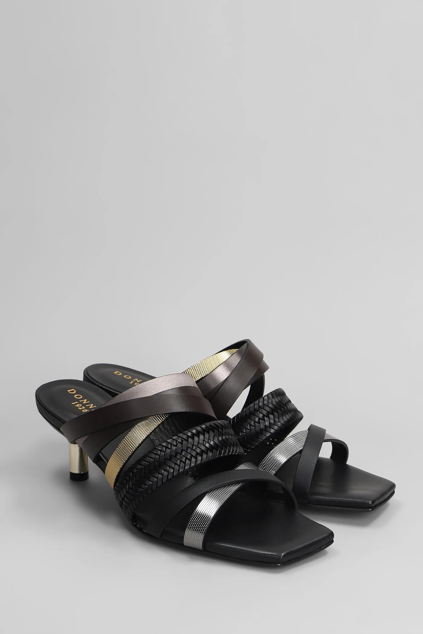 Slipper-Mule in black leather - Image 2