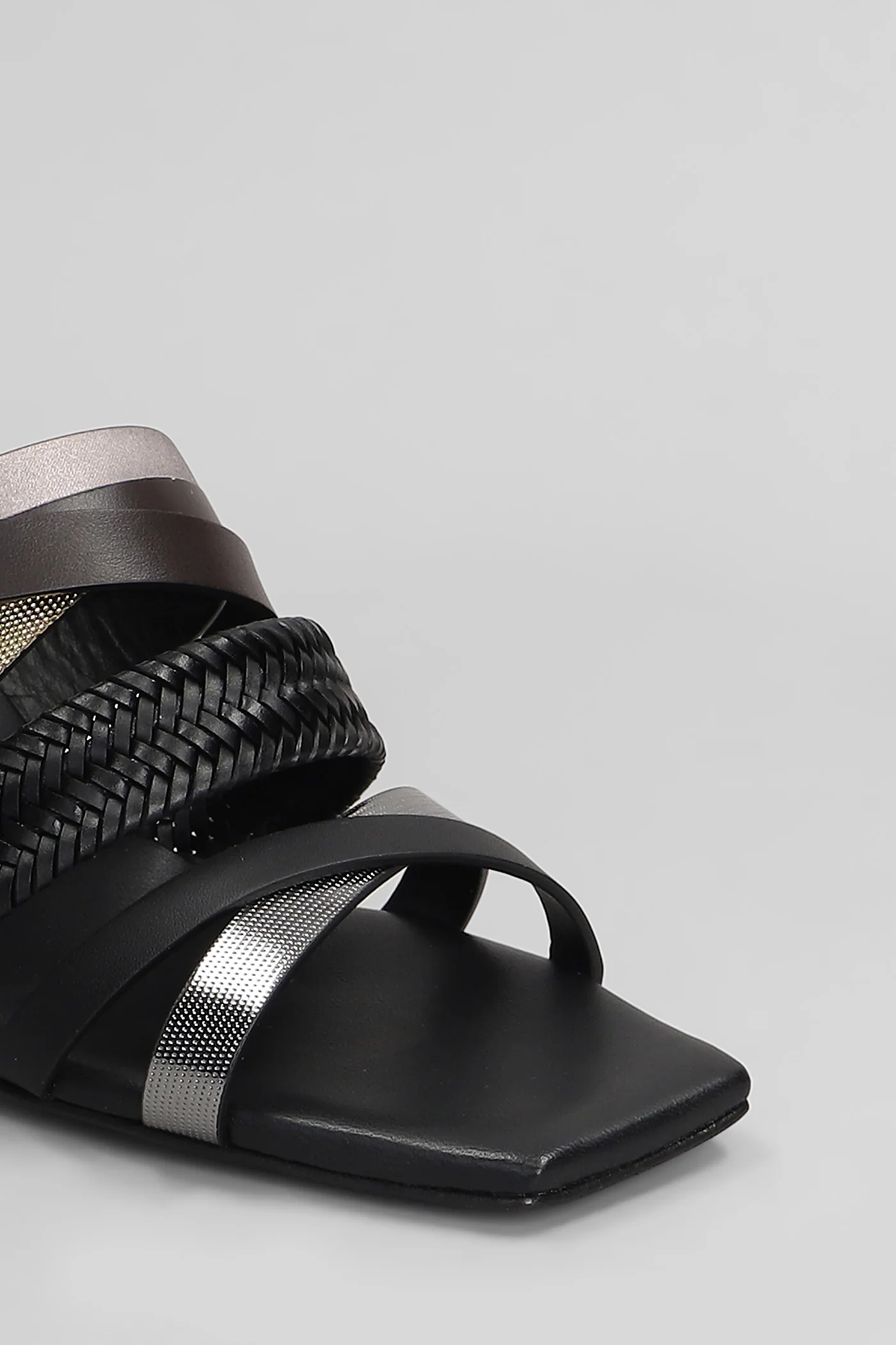 Slipper-Mule in black leather - Image 5