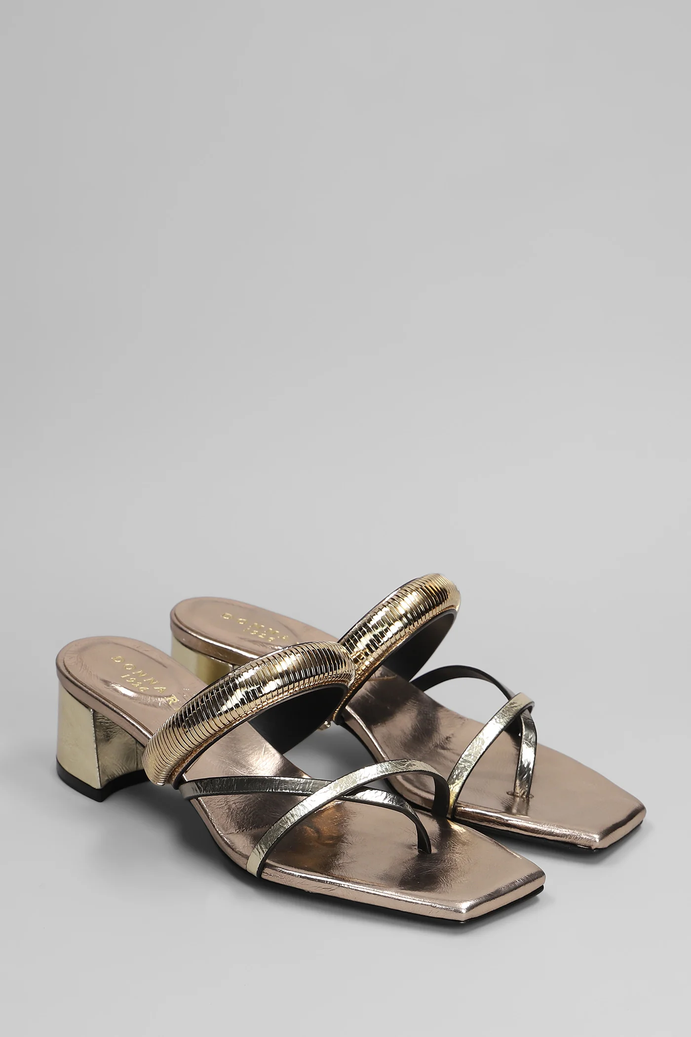 Slipper-Mule in copper leather - Image 2