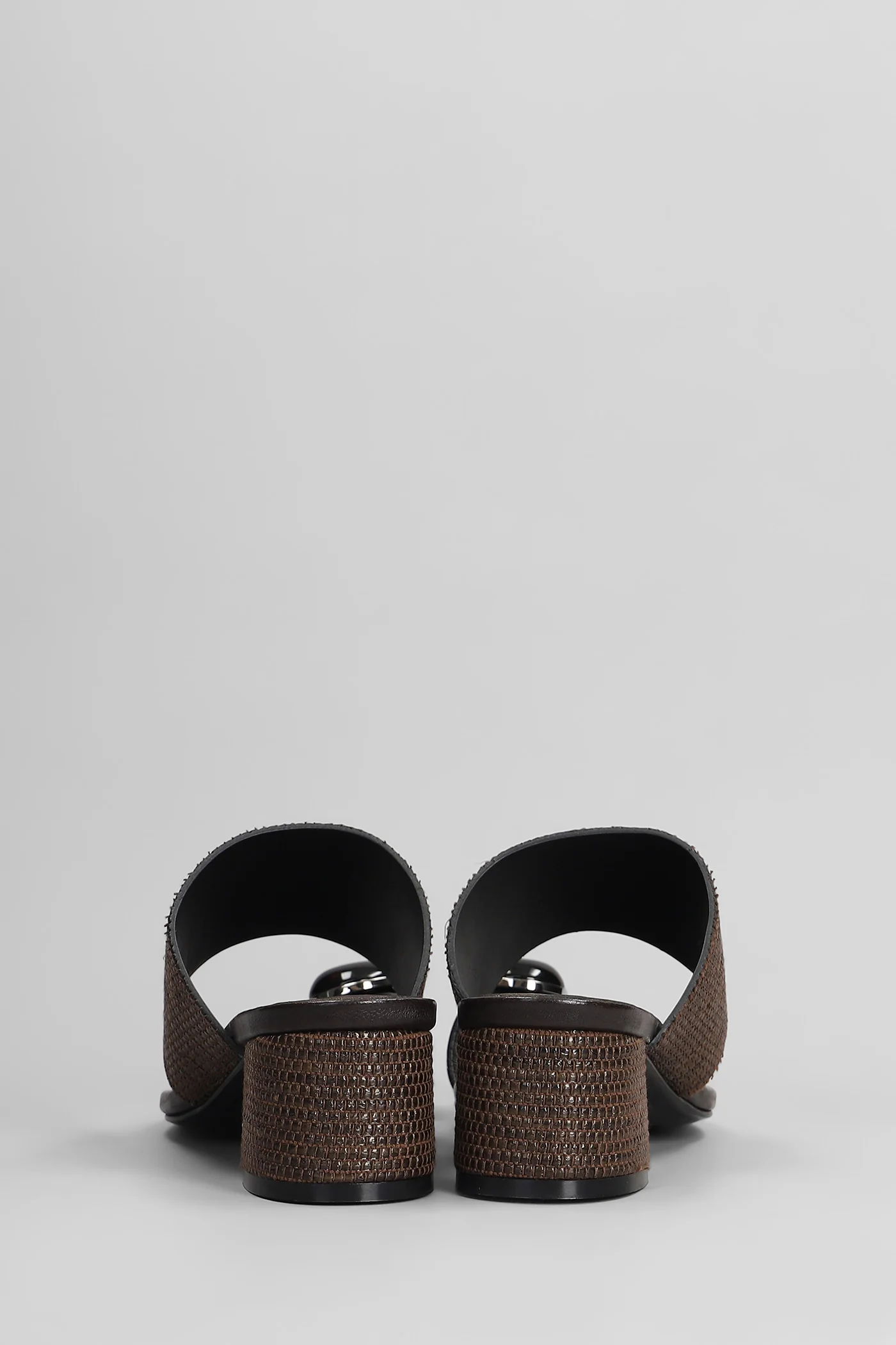Slipper-Mule in dark brown leather - Image 4
