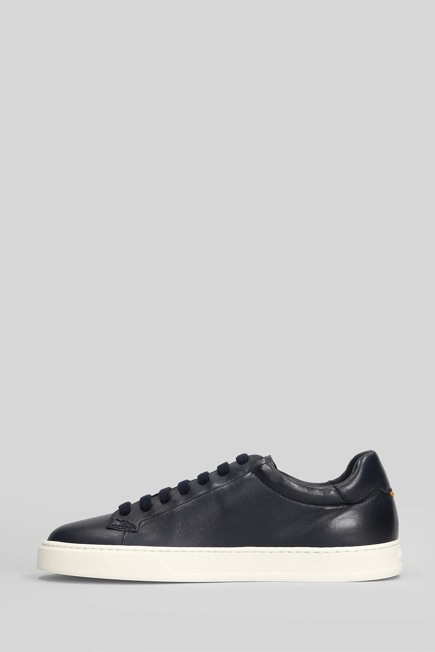 Sneakers in blue leather - Image 3