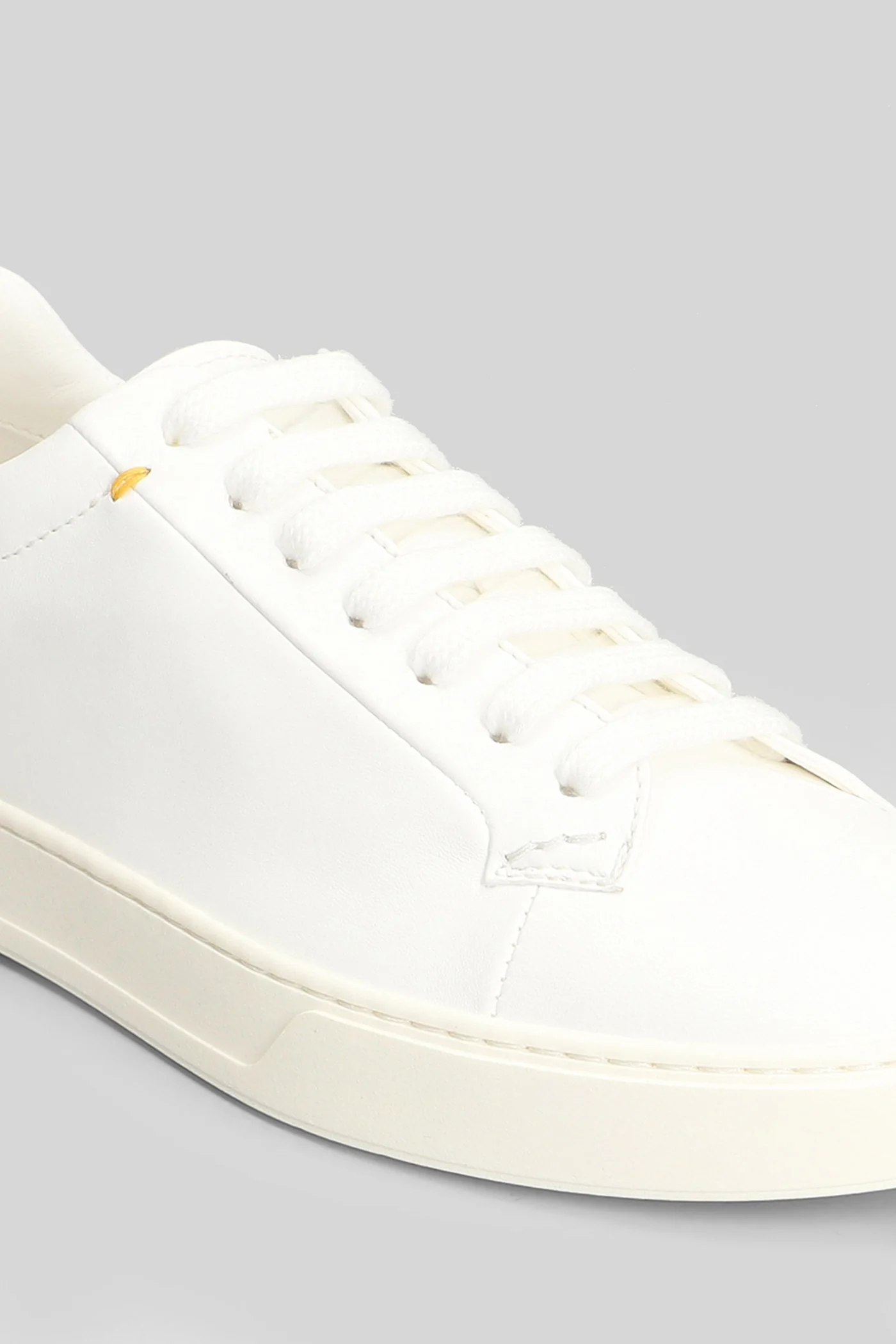 Sneakers in white leather - Image 5