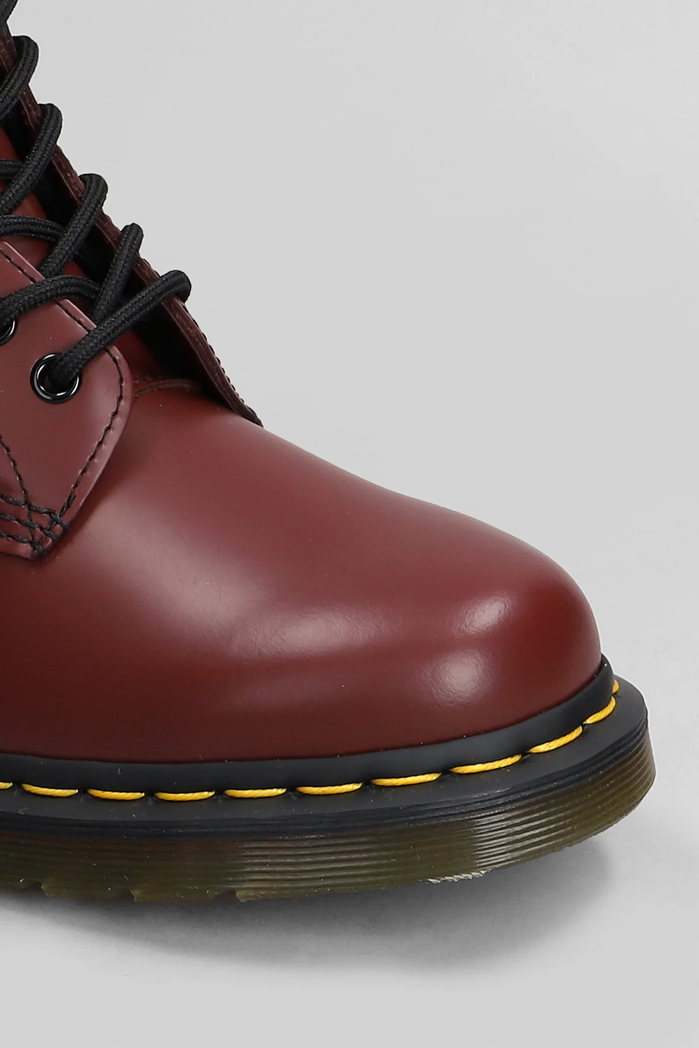 1460 Combat boots in bordeaux leather - Image 50