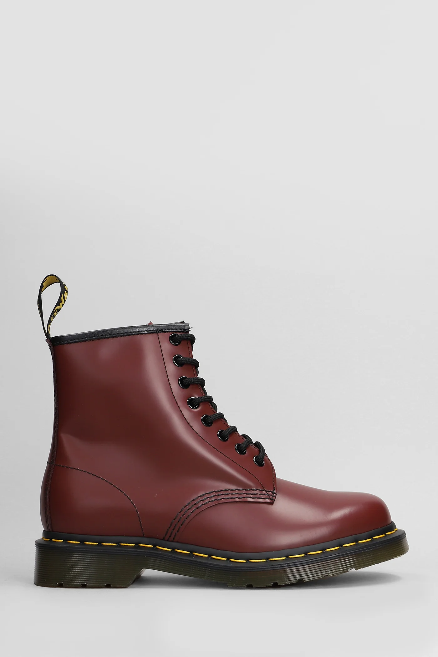 1460 Combat boots in bordeaux leather - Image 6