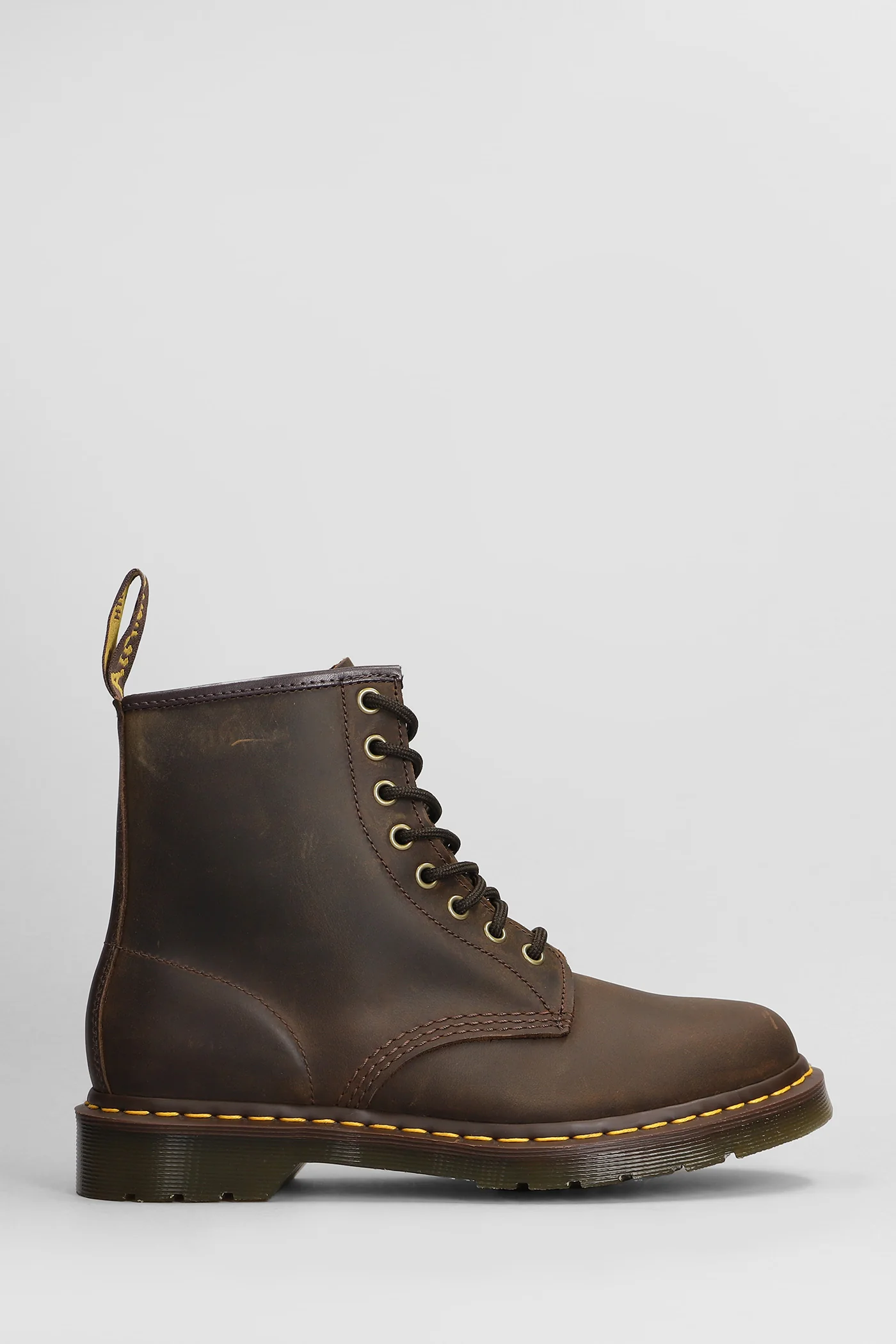 1460 Combat boots in brown leather