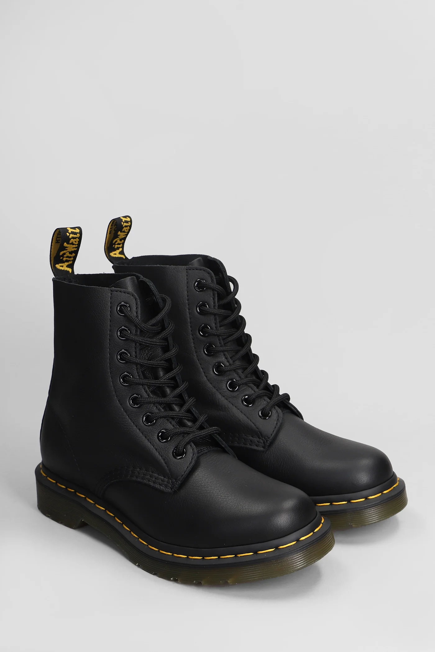 1460 Pascal Combat boots in black leather - Image 2