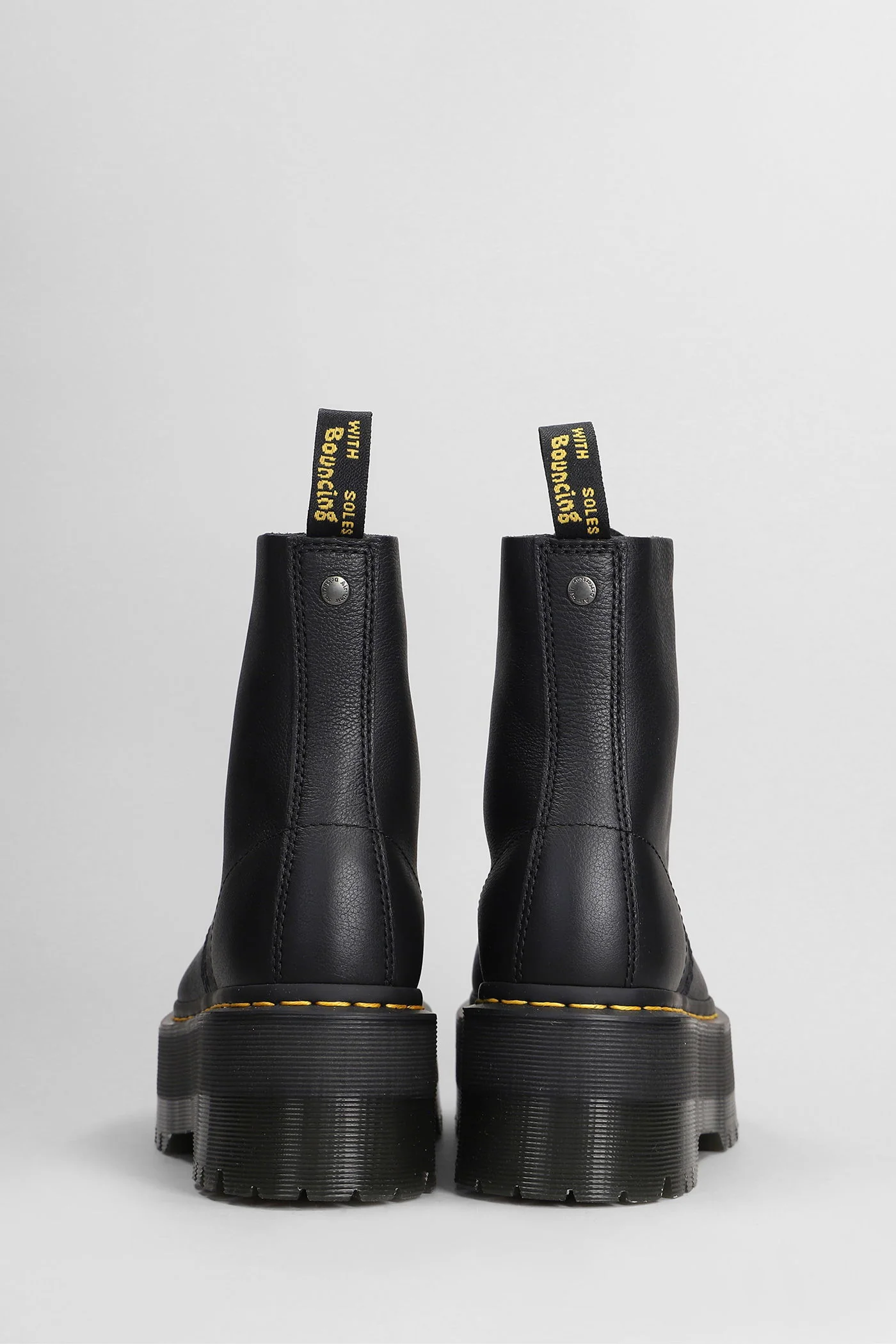 1460 Pascal Max Combat boots in black leather - Image 4