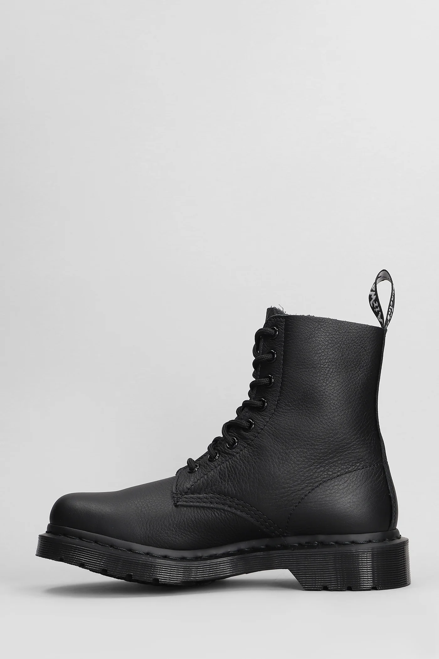 1460 Pascal Mono Combat boots in black leather - Image 3
