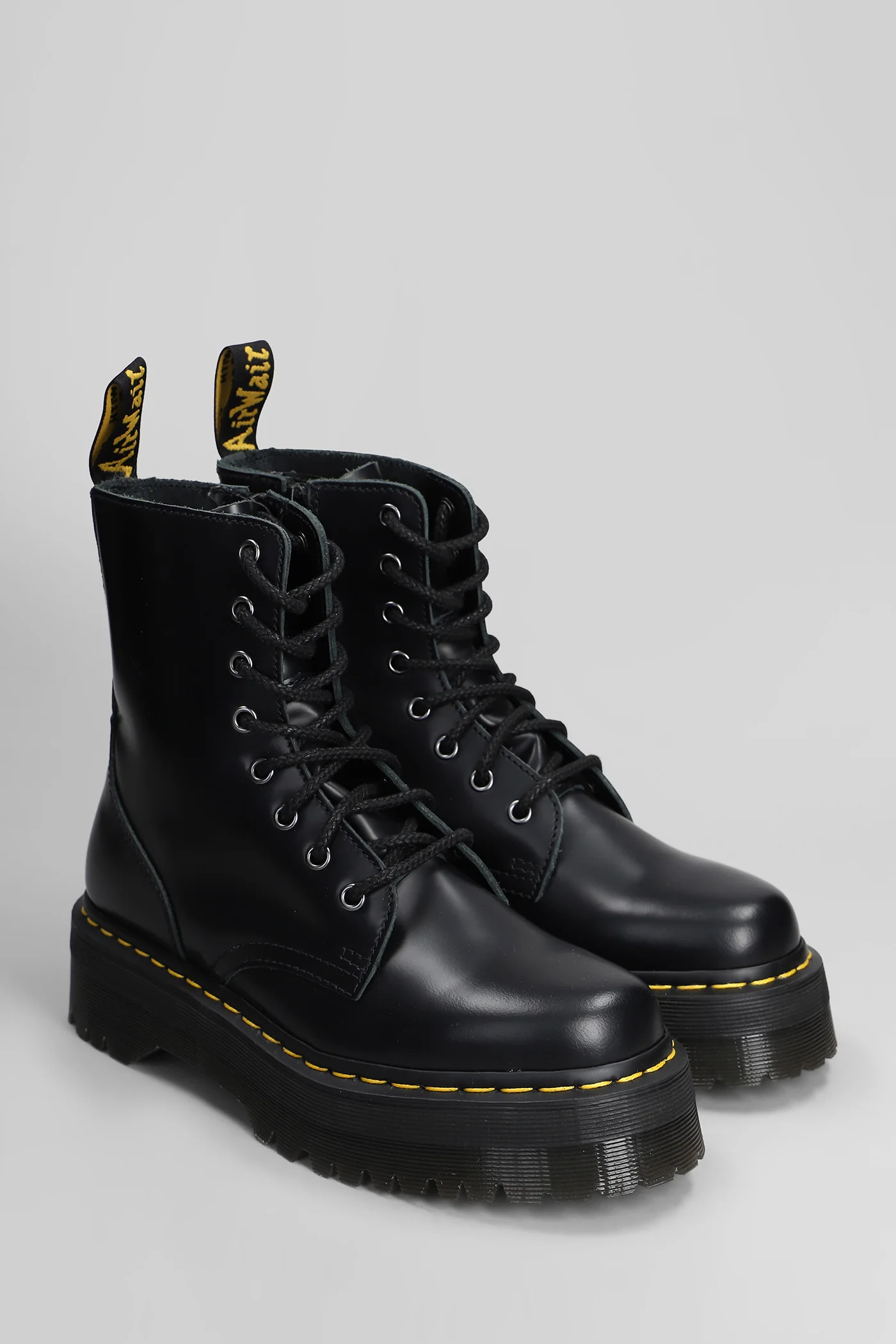 Jadon Combat boots in black leather - Image 2