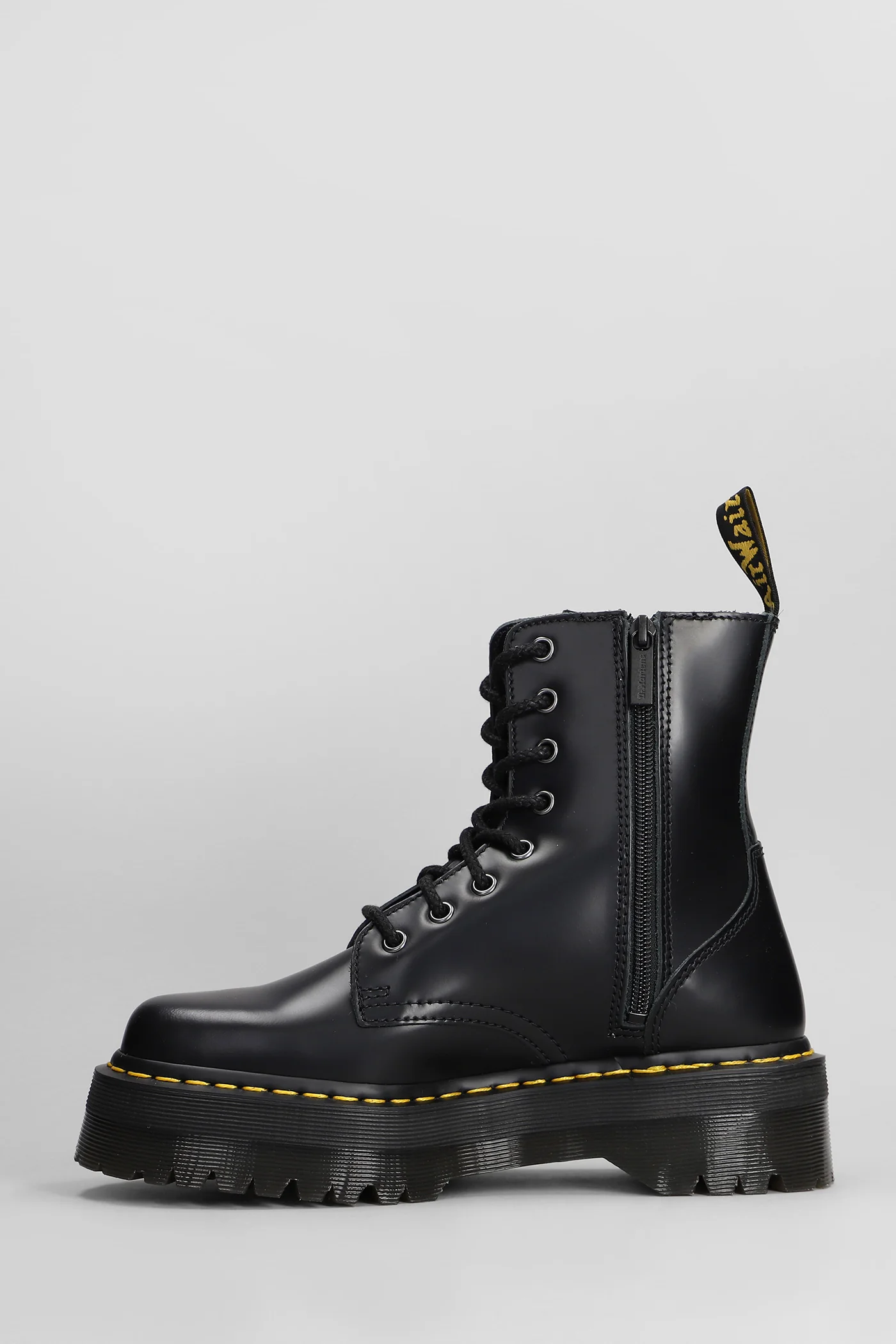 Jadon Combat boots in black leather - Image 3